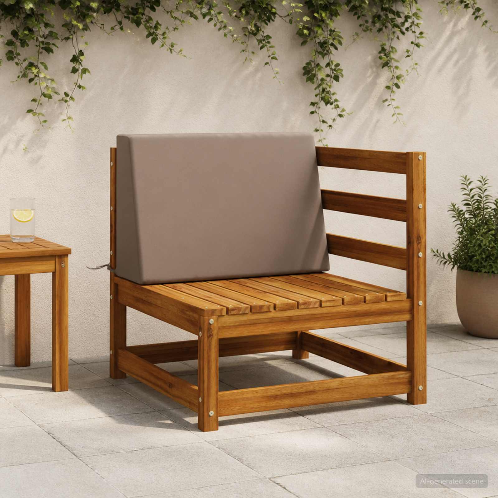 Seljapadi SOEST 100% Polüester Pruunikashall 60 x 20 x 40 cm