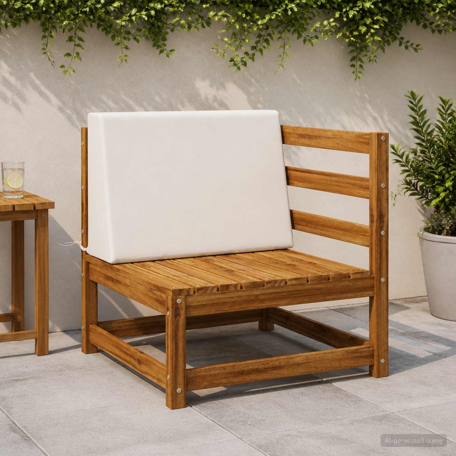Seljapadi SOEST 100% Polüester Valge 60 x 20 x 40 cm