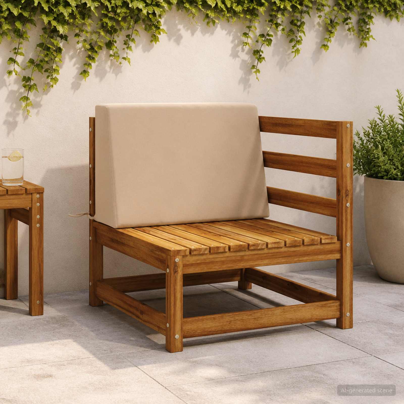 Seljapadi SOEST 100% Polüester Liivakarva 60 x 20 x 40 cm