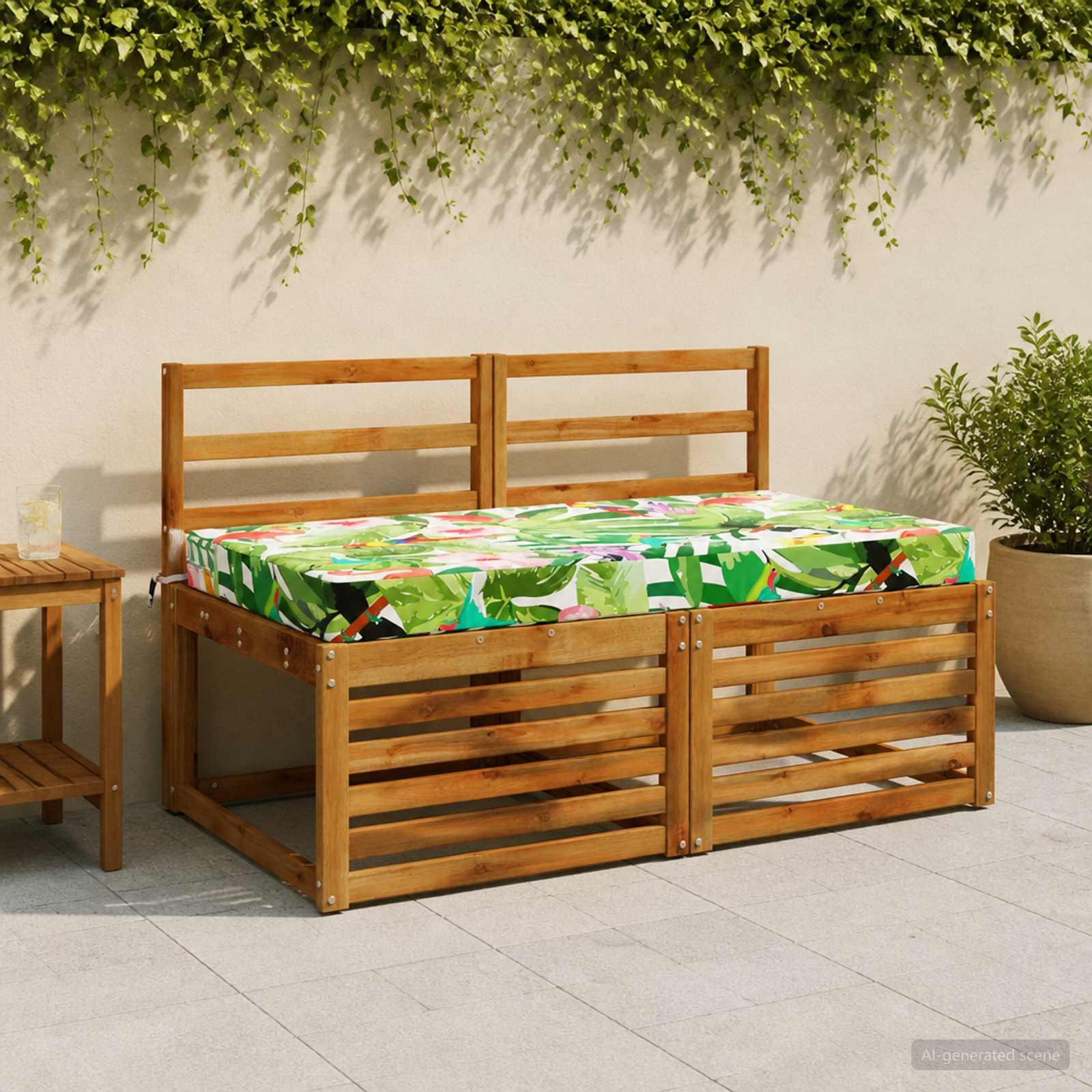 Istmepadi SOEST 100% Polüester Mitmevärviline 120 x 60 x 10 cm