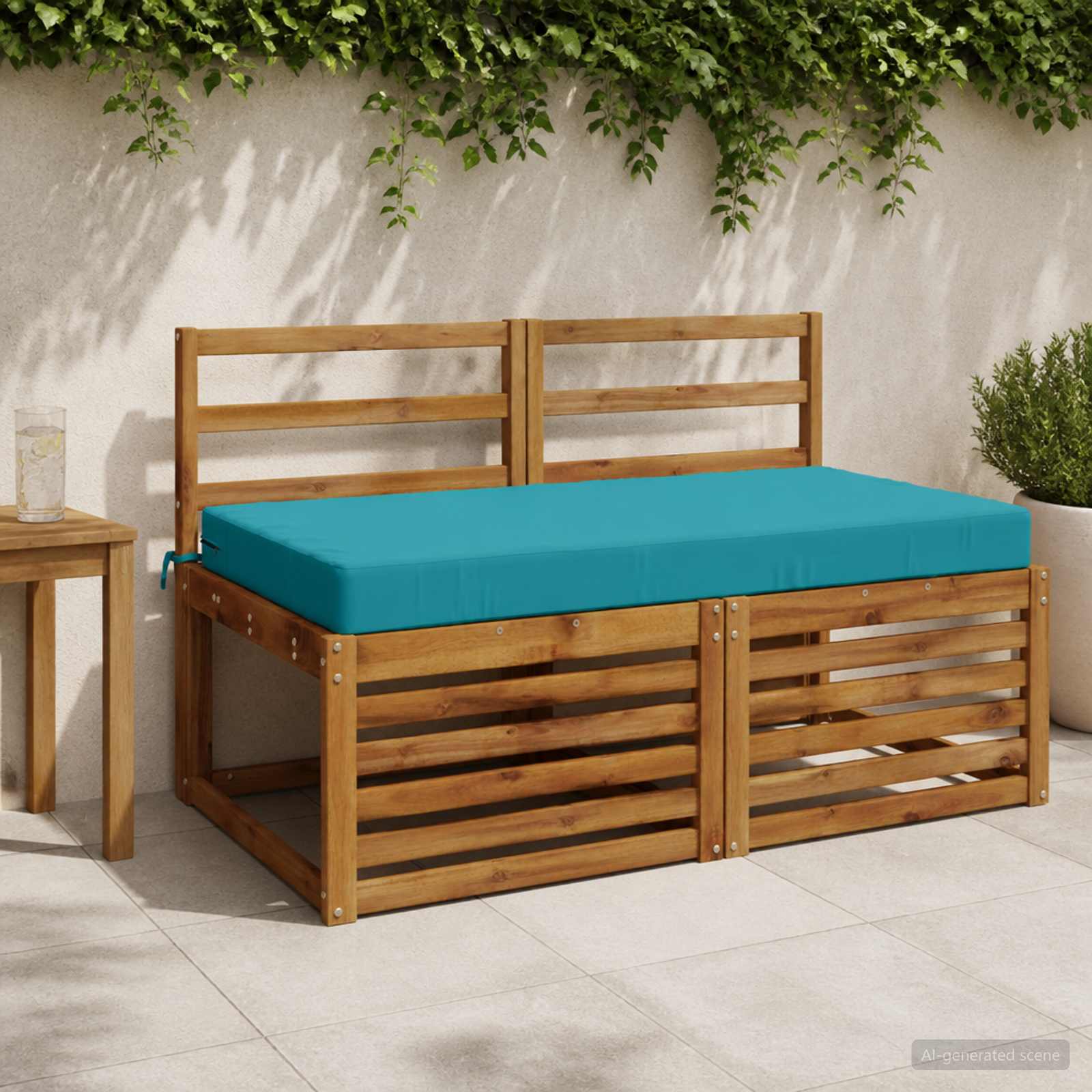 Istmepadi SOEST 100% Polüester Türkiis 120 x 80 x 10 cm