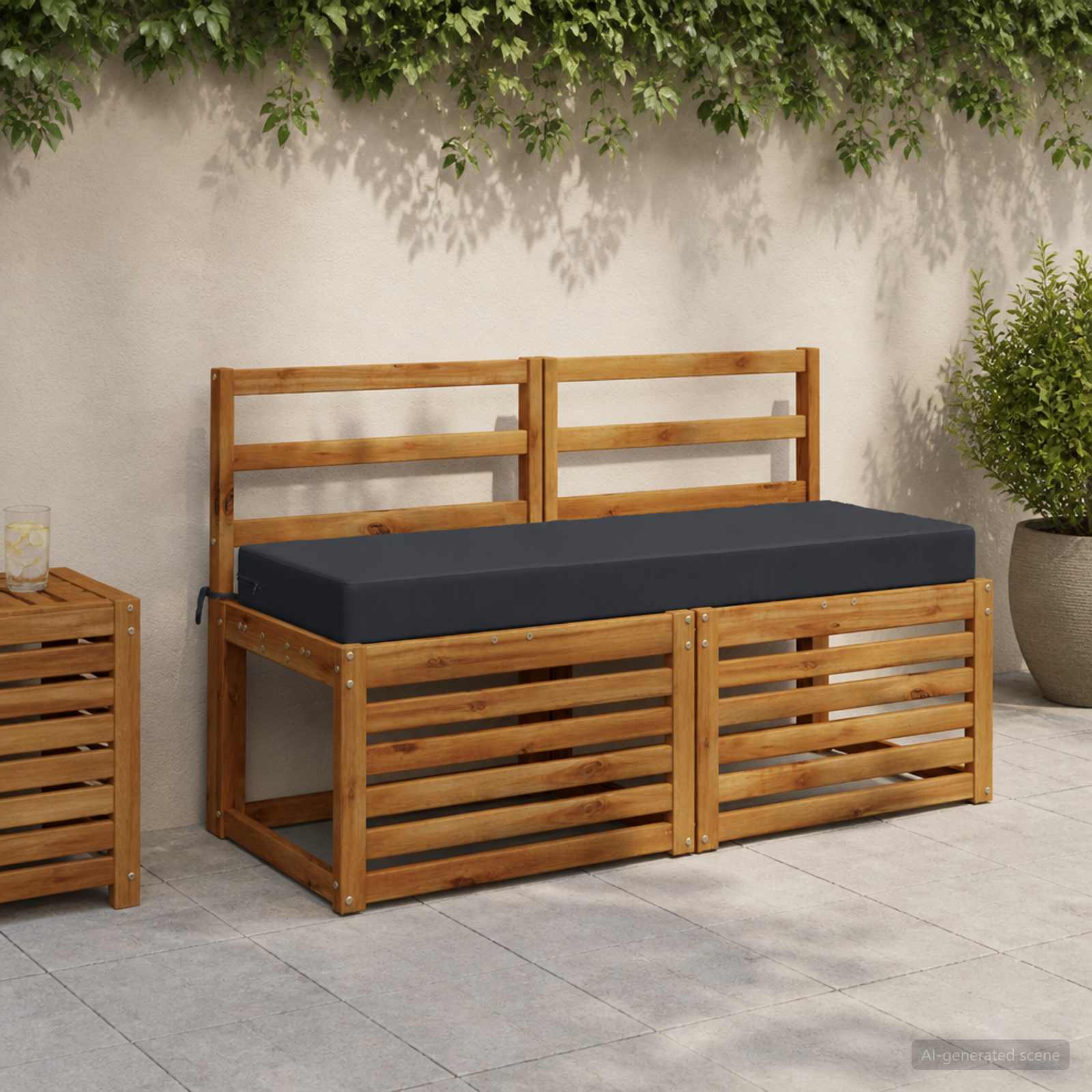 Seljapadi SOEST 100% Polüester Tumesinine 120 x 40 x 10 cm