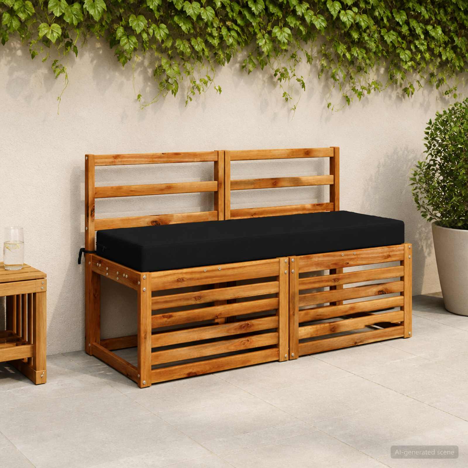 Seljapadi SOEST 100% Polüester Must 120 x 40 x 10 cm