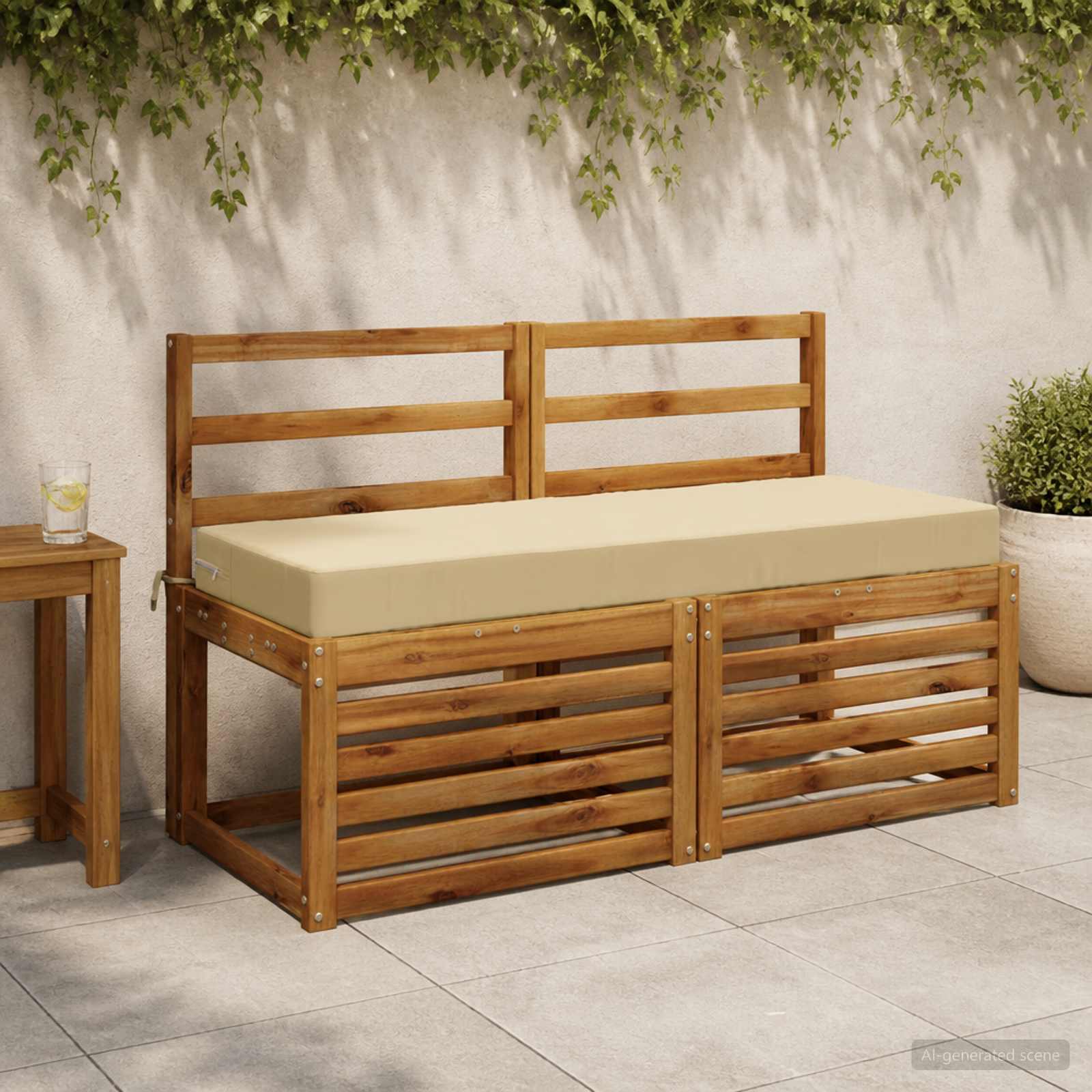 Seljapadi SOEST 100% Polüester Beež 120 x 40 x 10 cm