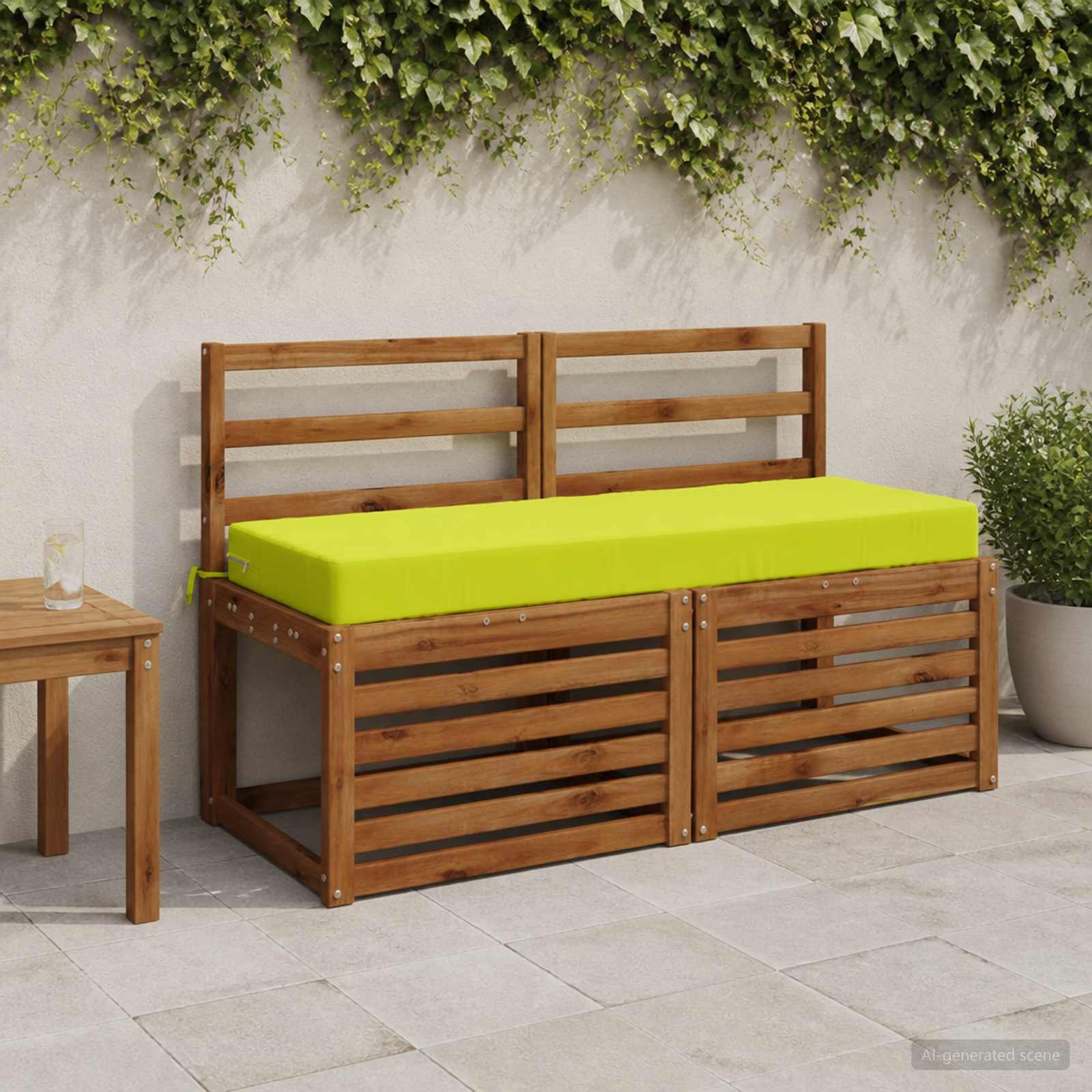 Seljapadi SOEST 100% Polüester Hele roheline 120 x 40 x 10 cm