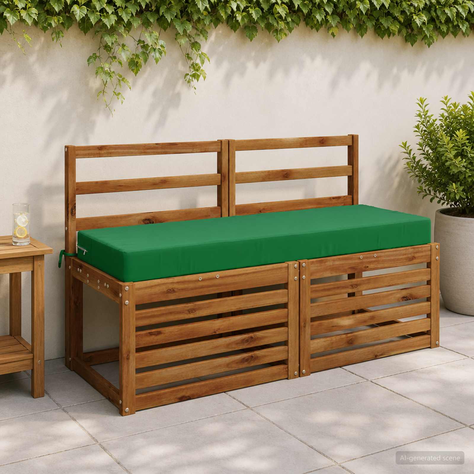 Seljapadi SOEST 100% Polüester Roheline 120 x 40 x 10 cm
