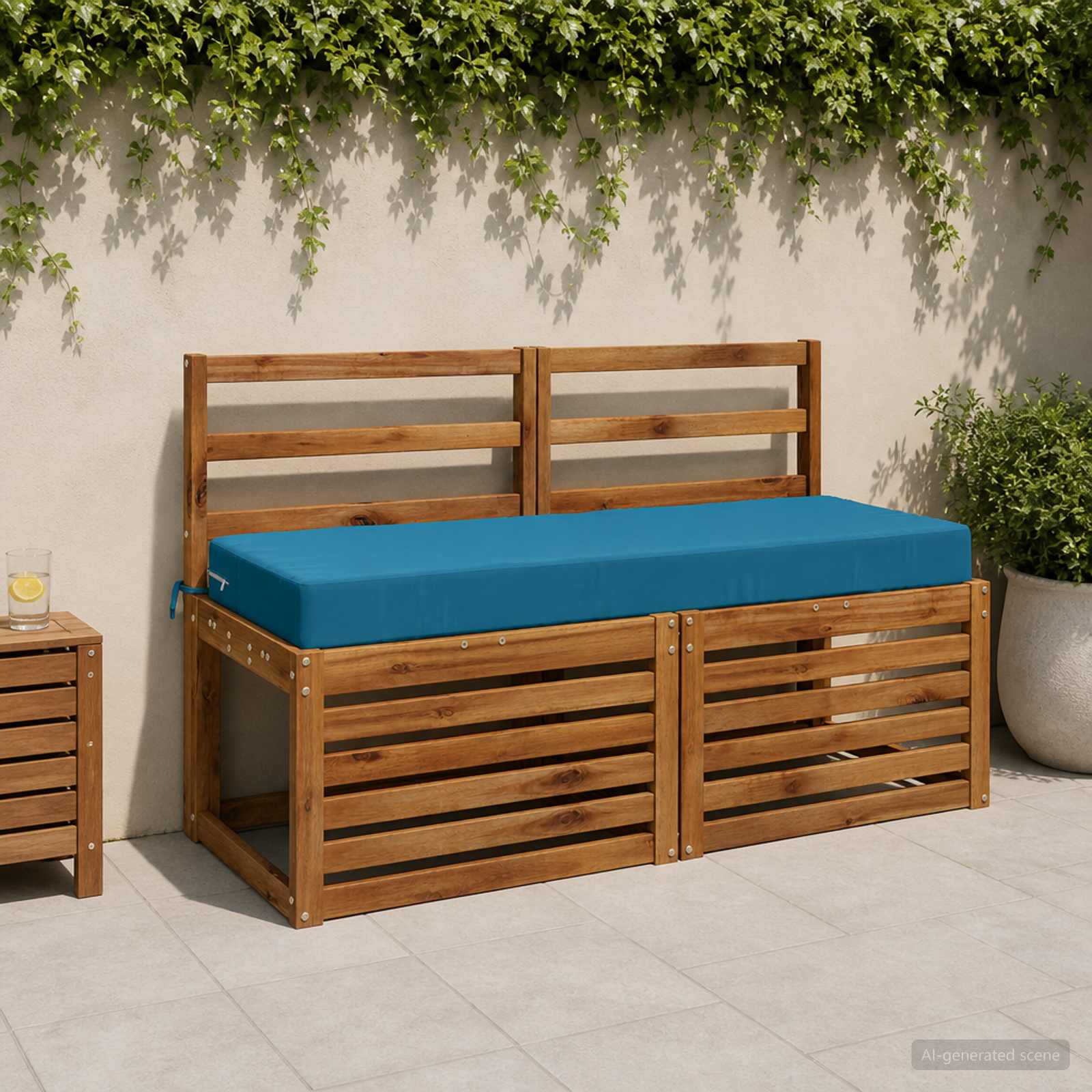Seljapadi SOEST 100% Polüester Helesinine 120 x 40 x 10 cm