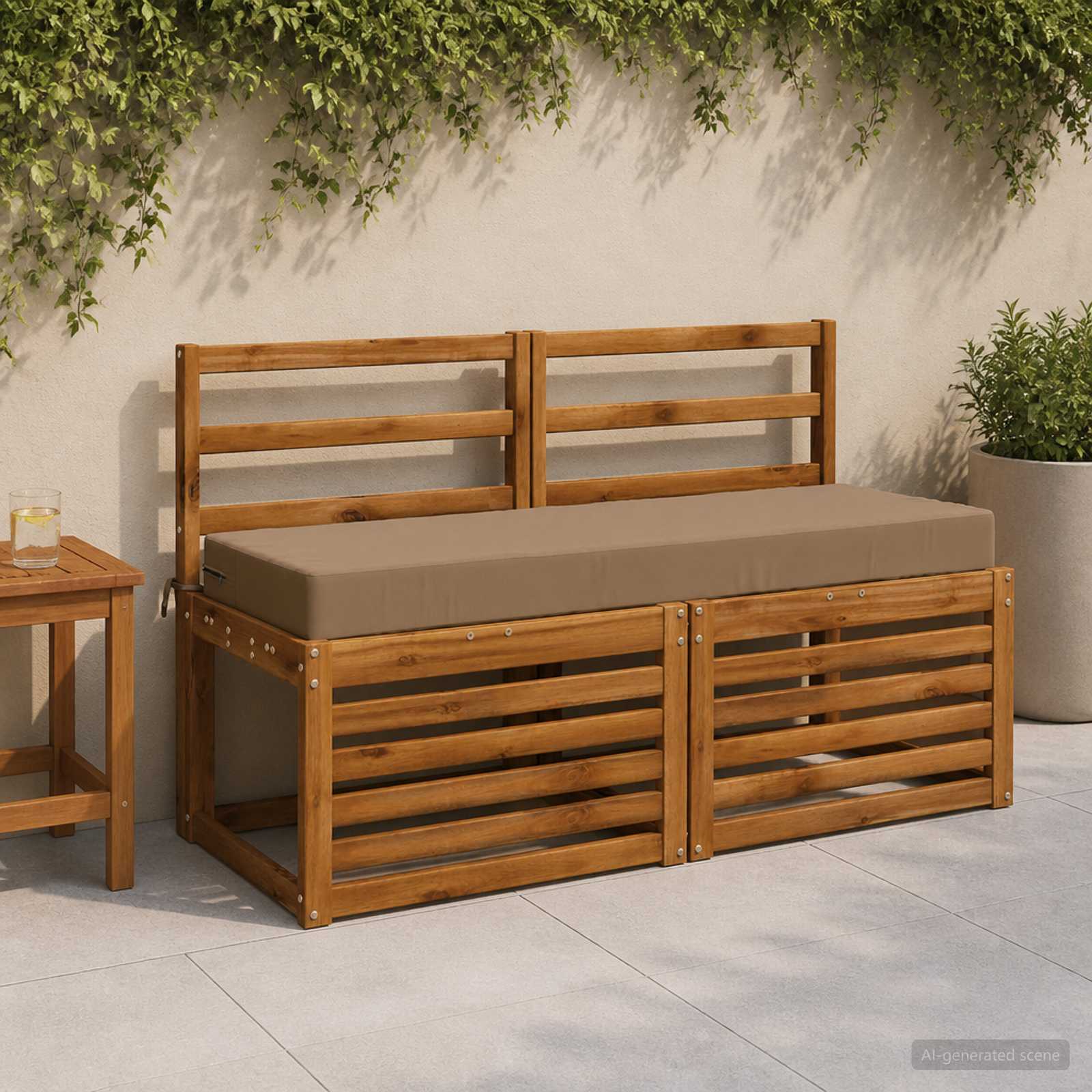 Seljapadi SOEST 100% Polüester Pruunikashall 120 x 40 x 10 cm