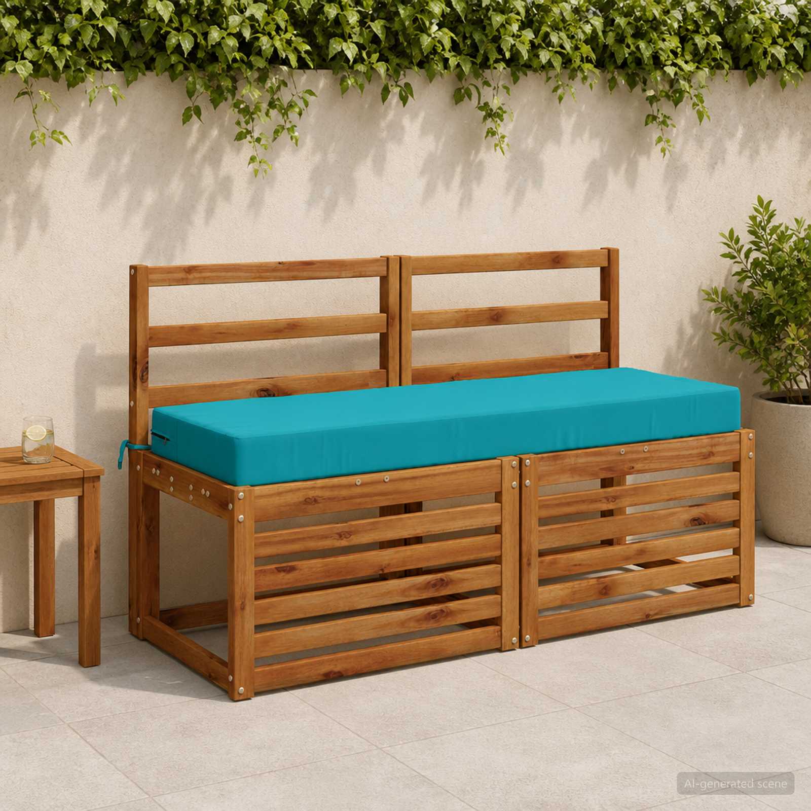 Seljapadi SOEST 100% Polüester Türkiis 120 x 40 x 10 cm