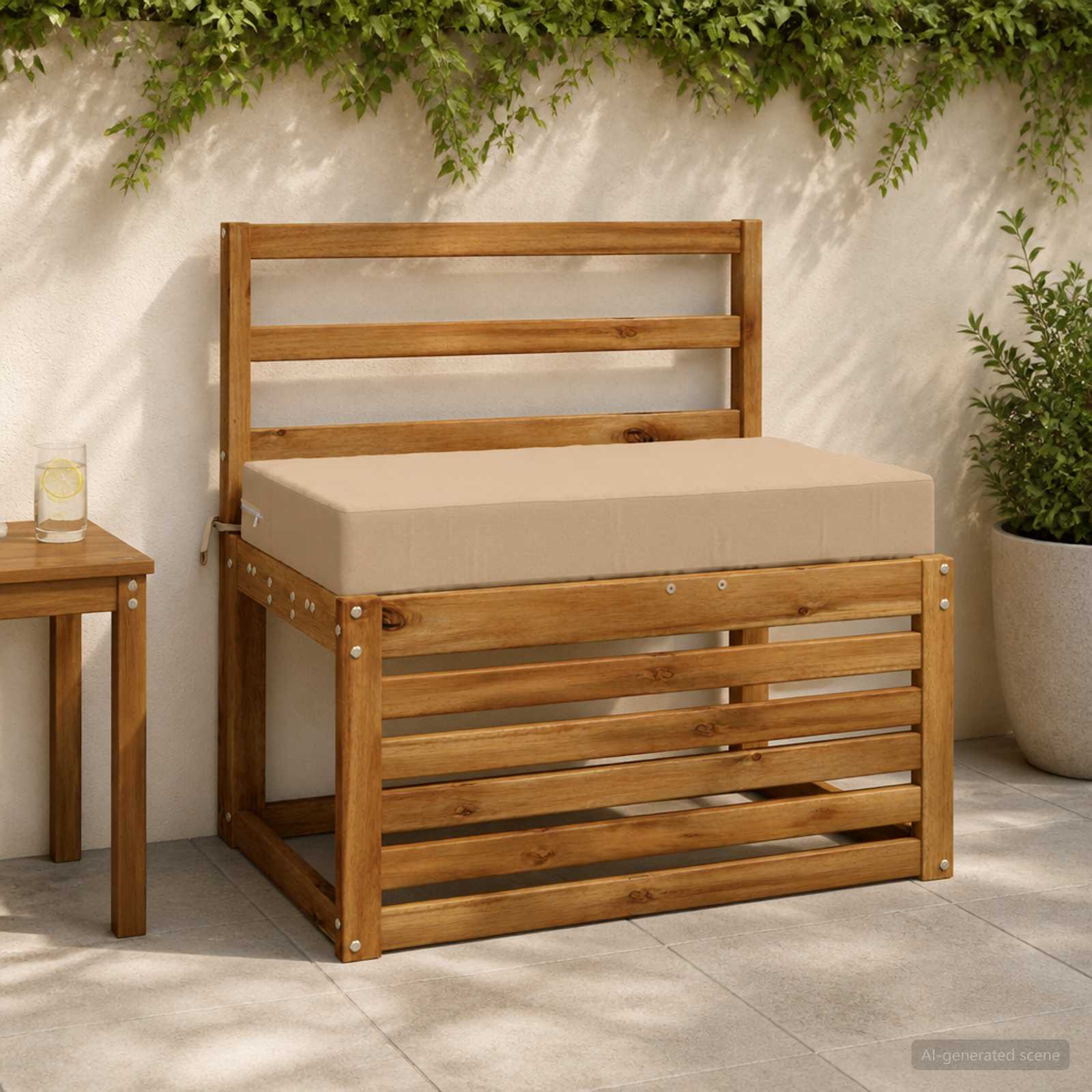 Seljapadi SOEST 100% Polüester Liivakarva 70 x 40 x 10 cm