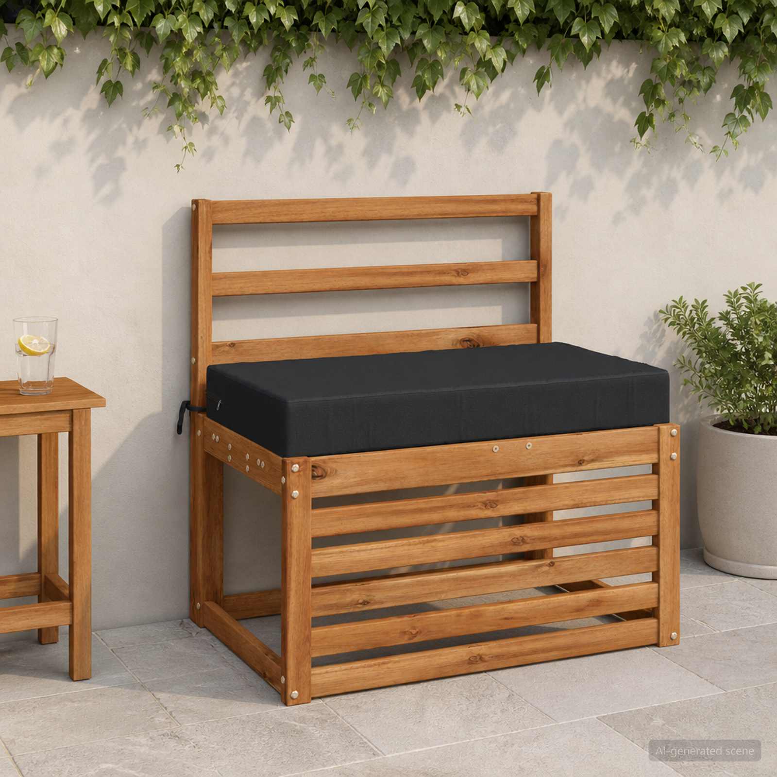 Seljapadi SOEST 100% Polüester Tumesinine 70 x 40 x 10 cm