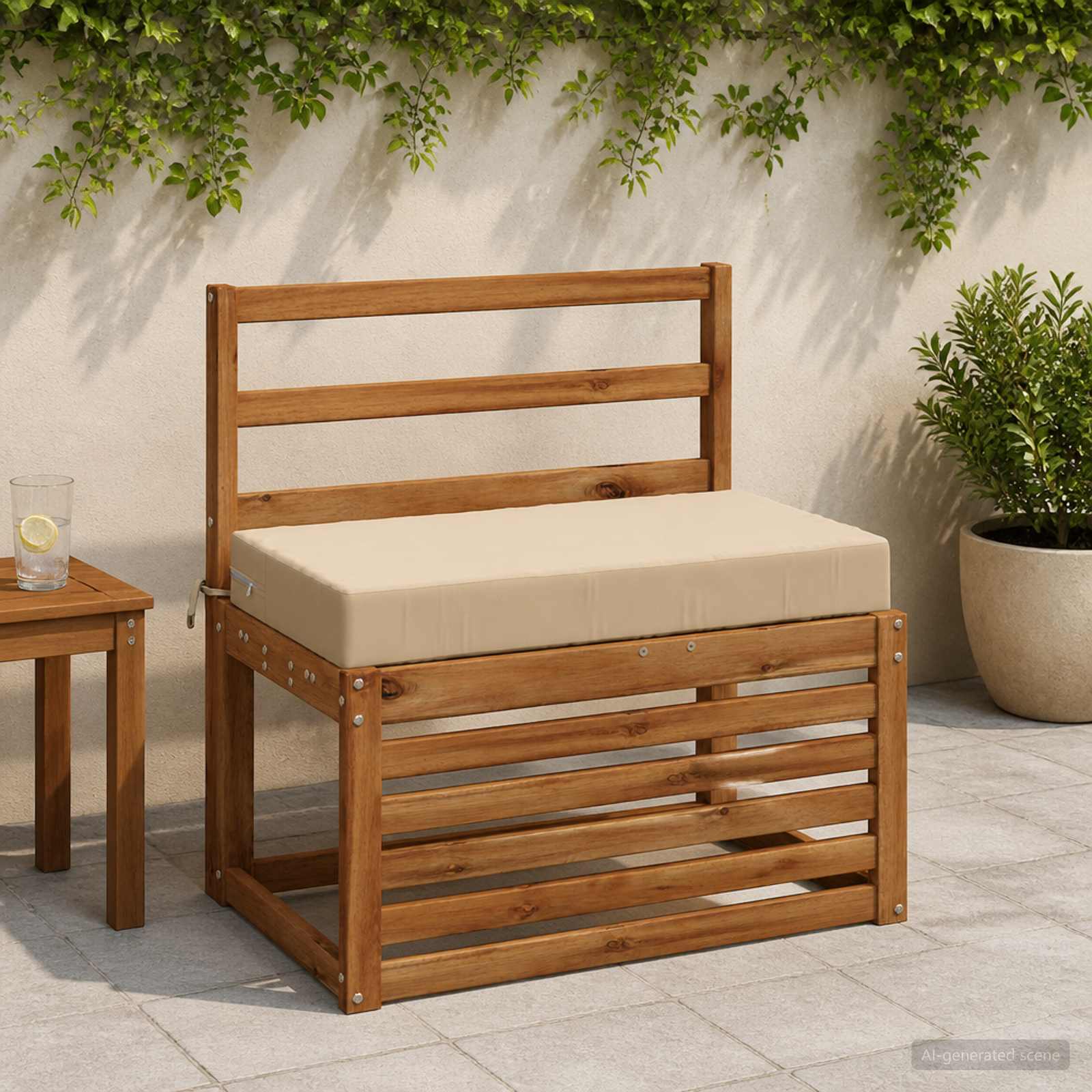 Seljapadi SOEST 100% Polüester Beež 70 x 40 x 10 cm