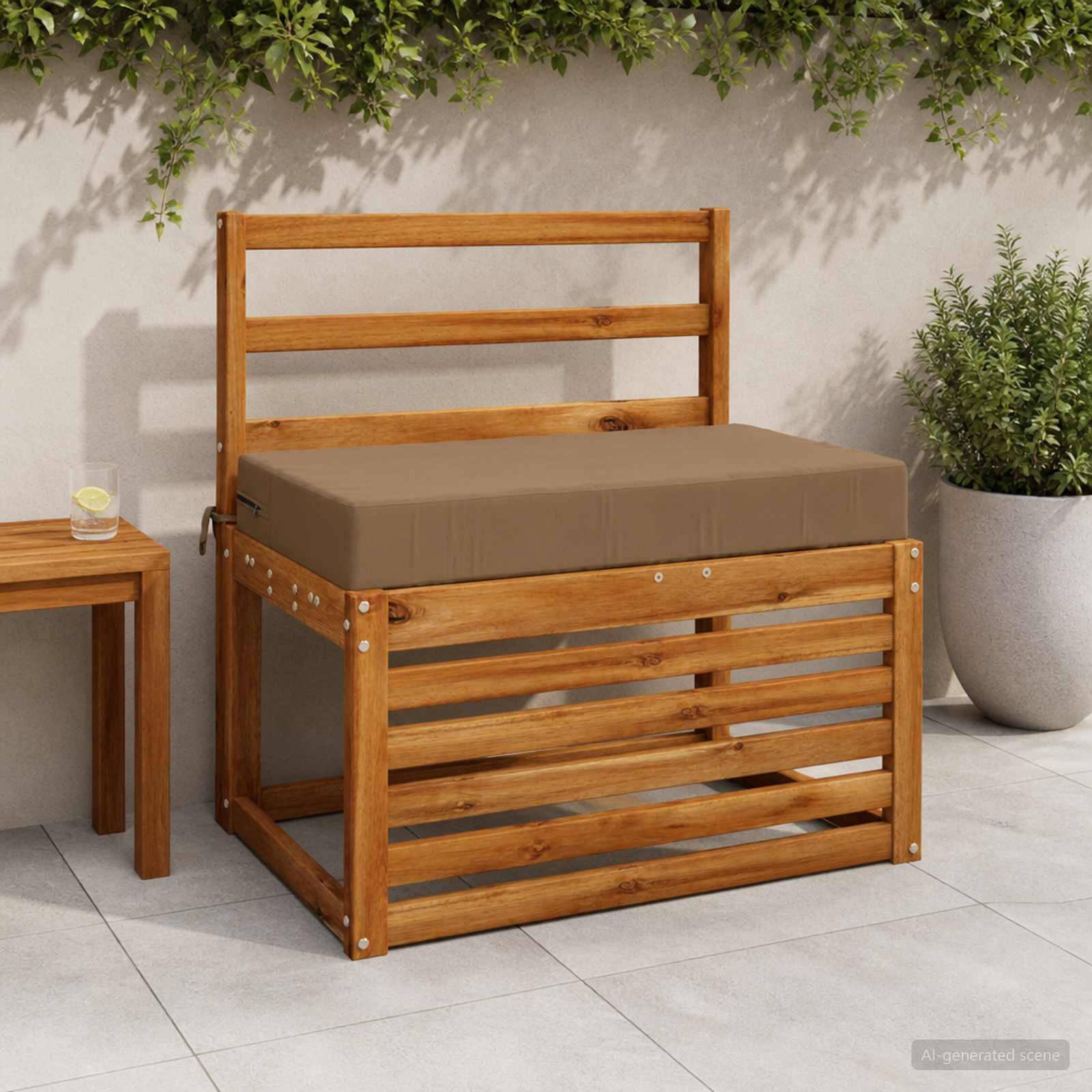 Seljapadi SOEST 100% Polüester Pruunikashall 70 x 40 x 10 cm