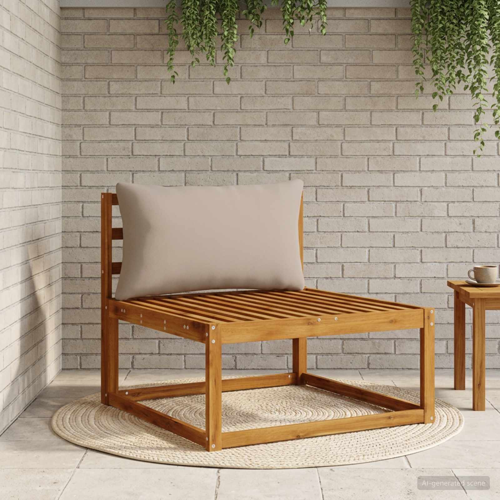 Seljapadi PUTTEN 100% Polüester Beež 80 x 40 x 15 cm