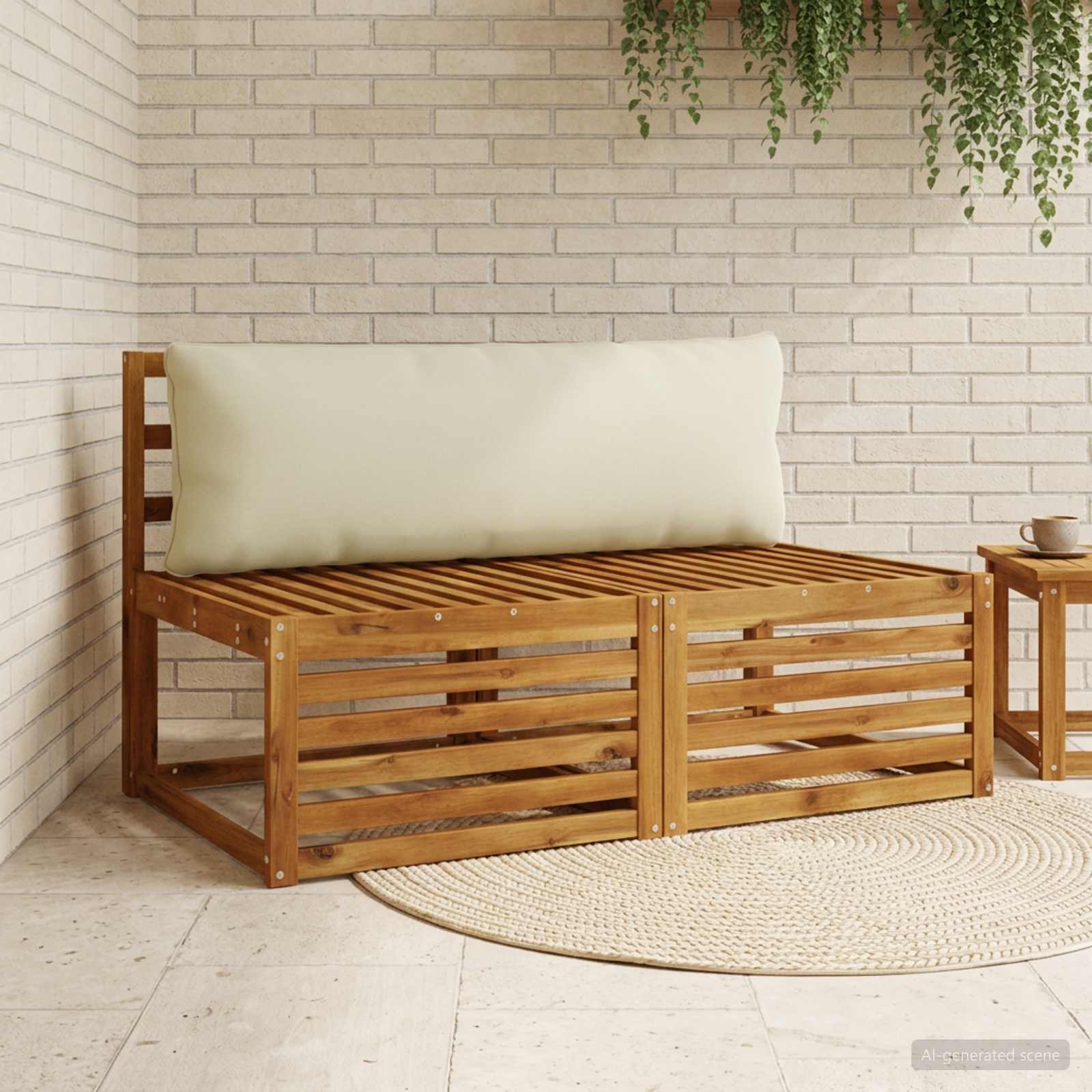 Seljapadi PUTTEN 100% Polüester Hele roheline 120 x 40 x 15 cm
