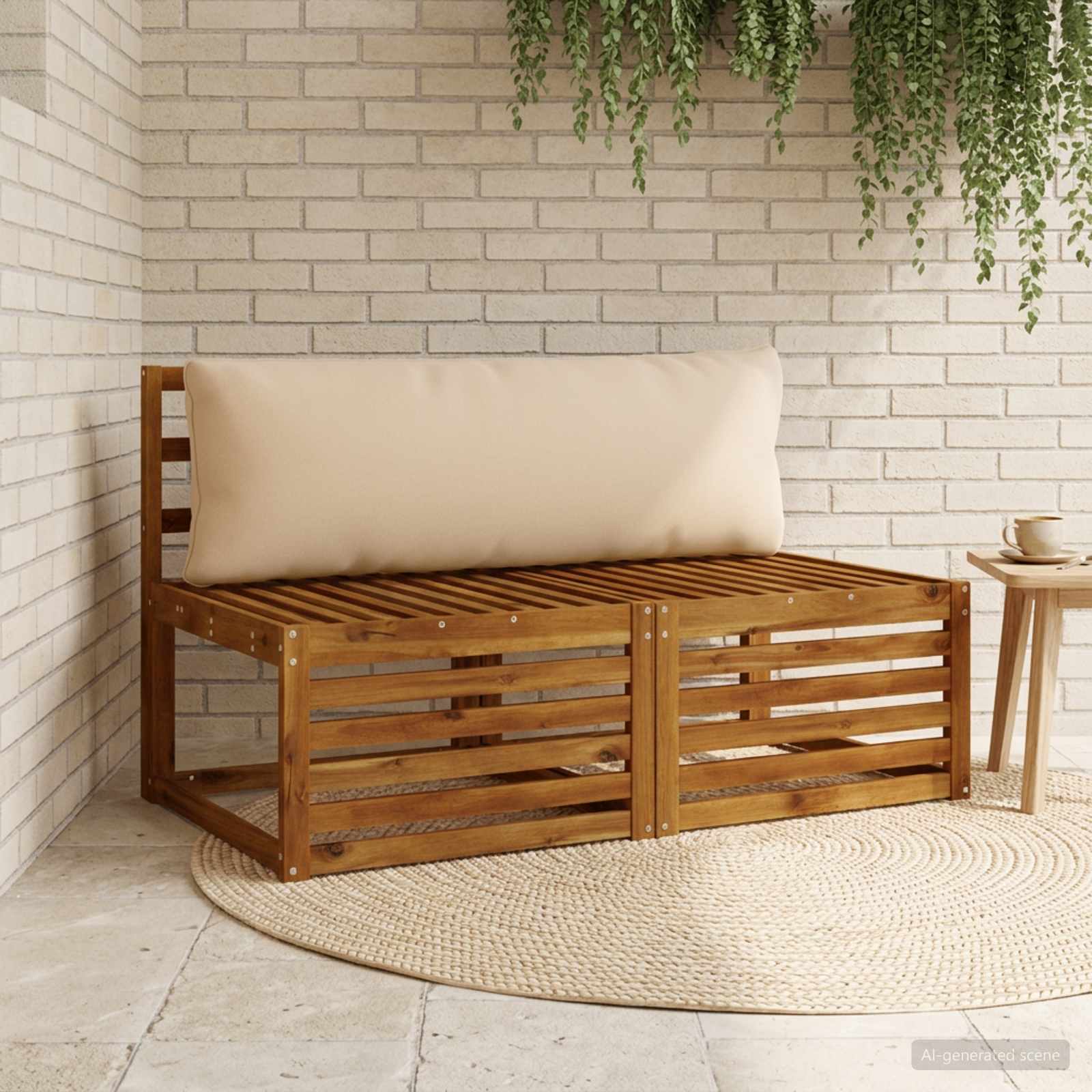 Seljapadi PUTTEN 100% Polüester Liivakarva 120 x 40 x 15 cm