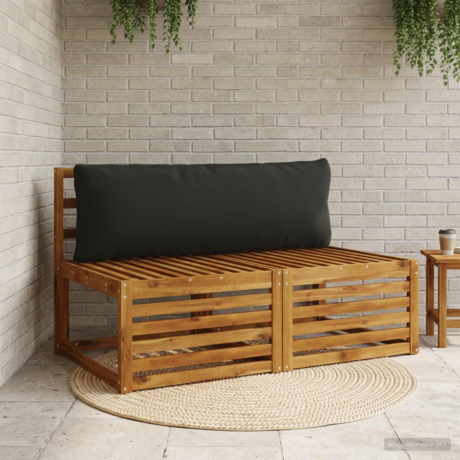 Seljapadi PUTTEN 100% Polüester Must 120 x 40 x 15 cm