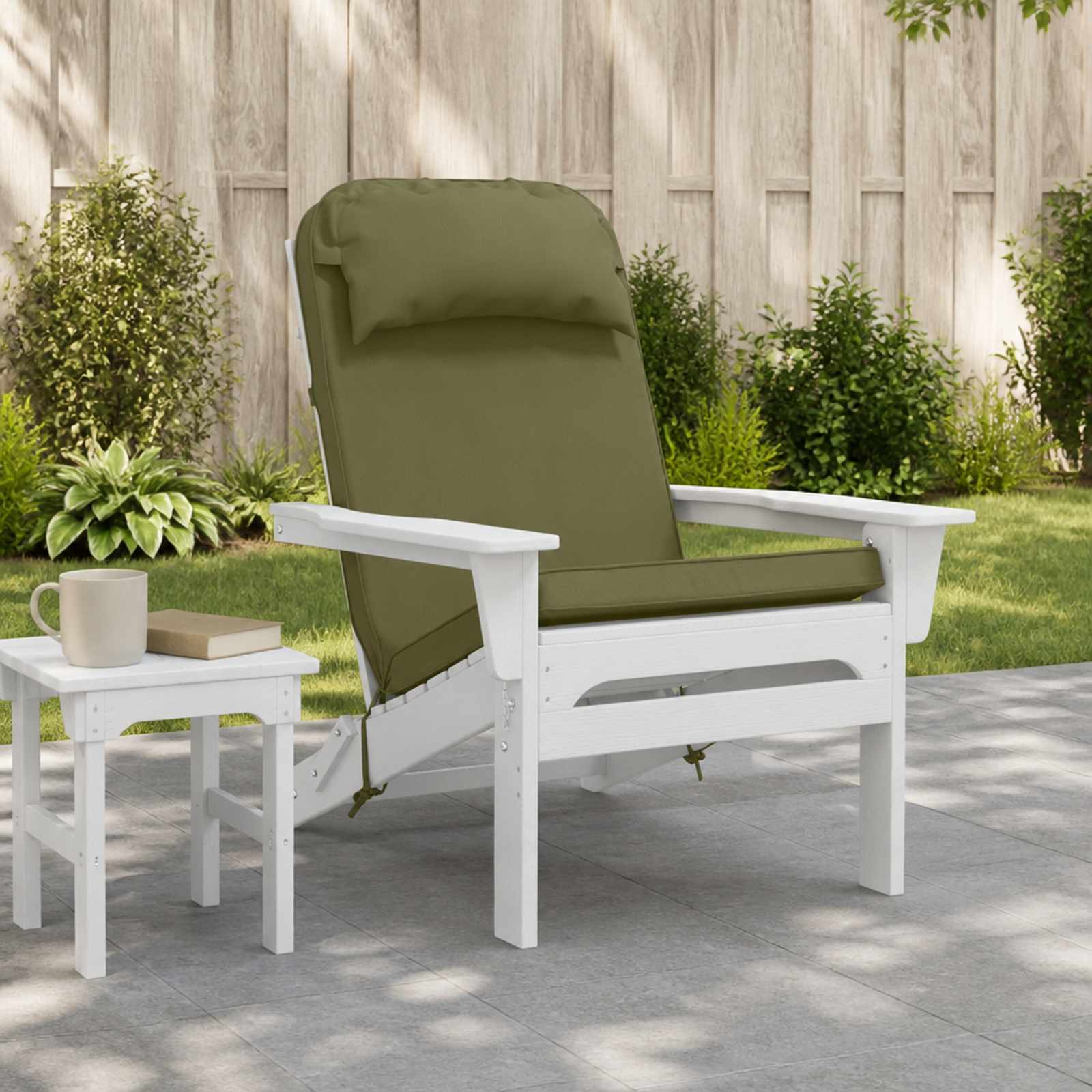 Adirondack-tooli padi 100% Polüester Oliiviroheline