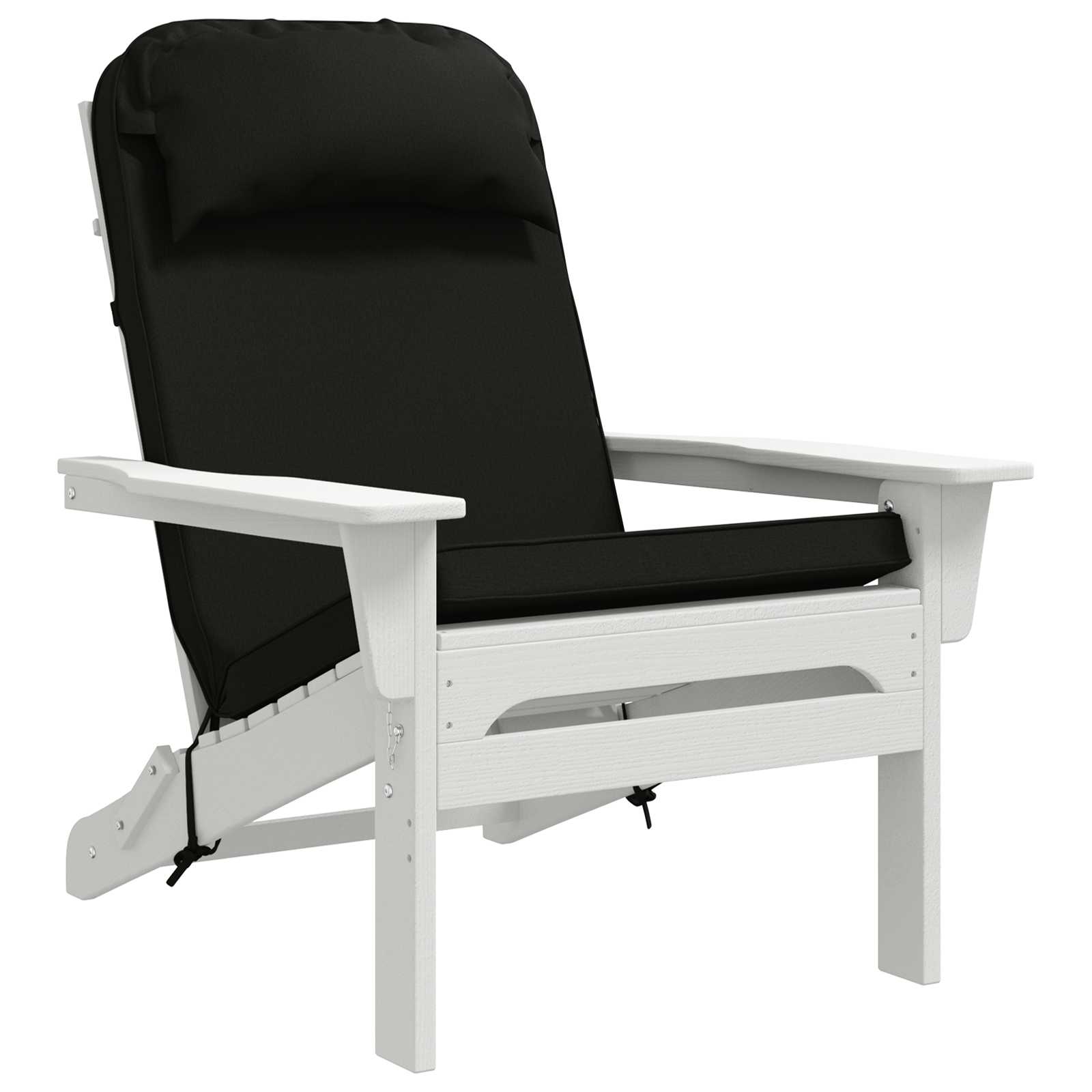 Adirondack-tooli padi 100% Polüester Must 124 x 55 x 5 cm