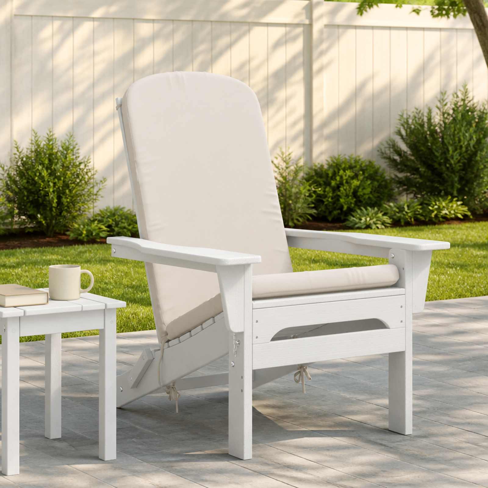 Adirondack-tooli padi GEMERT 100% Polüester Valge
