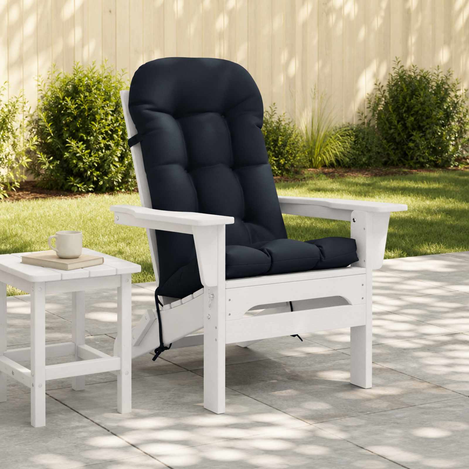 Adirondack-tooli padi PUTTEN 100% Polüester Tumesinine