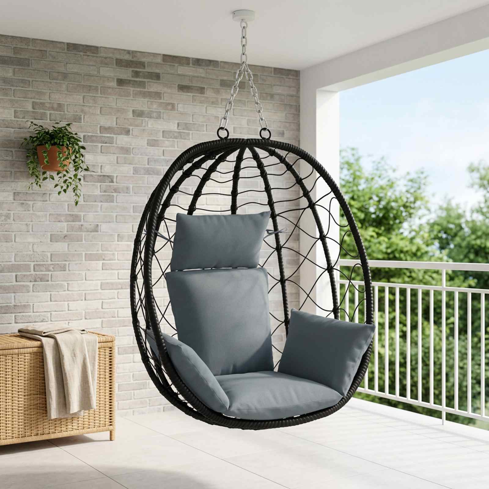 Adirondacki padjad PUTTEN 100% Polüester Sinine