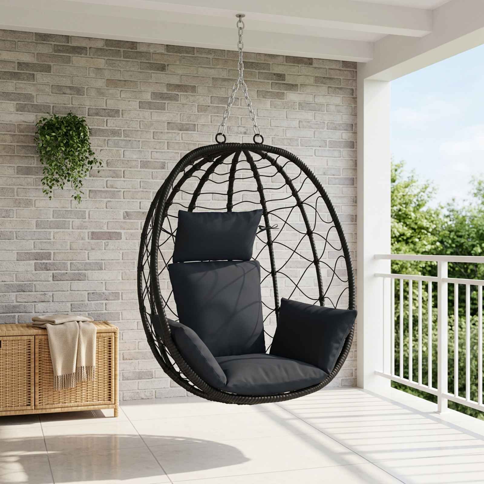 Adirondacki padjad PUTTEN 100% Polüester Tumesinine