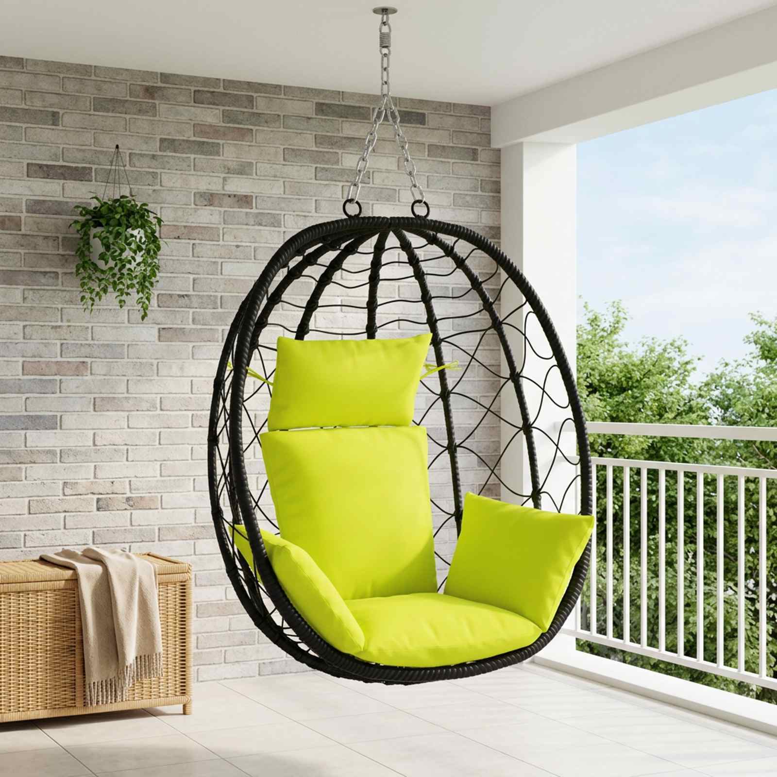 Adirondacki padjad PUTTEN 100% Polüester Hele roheline