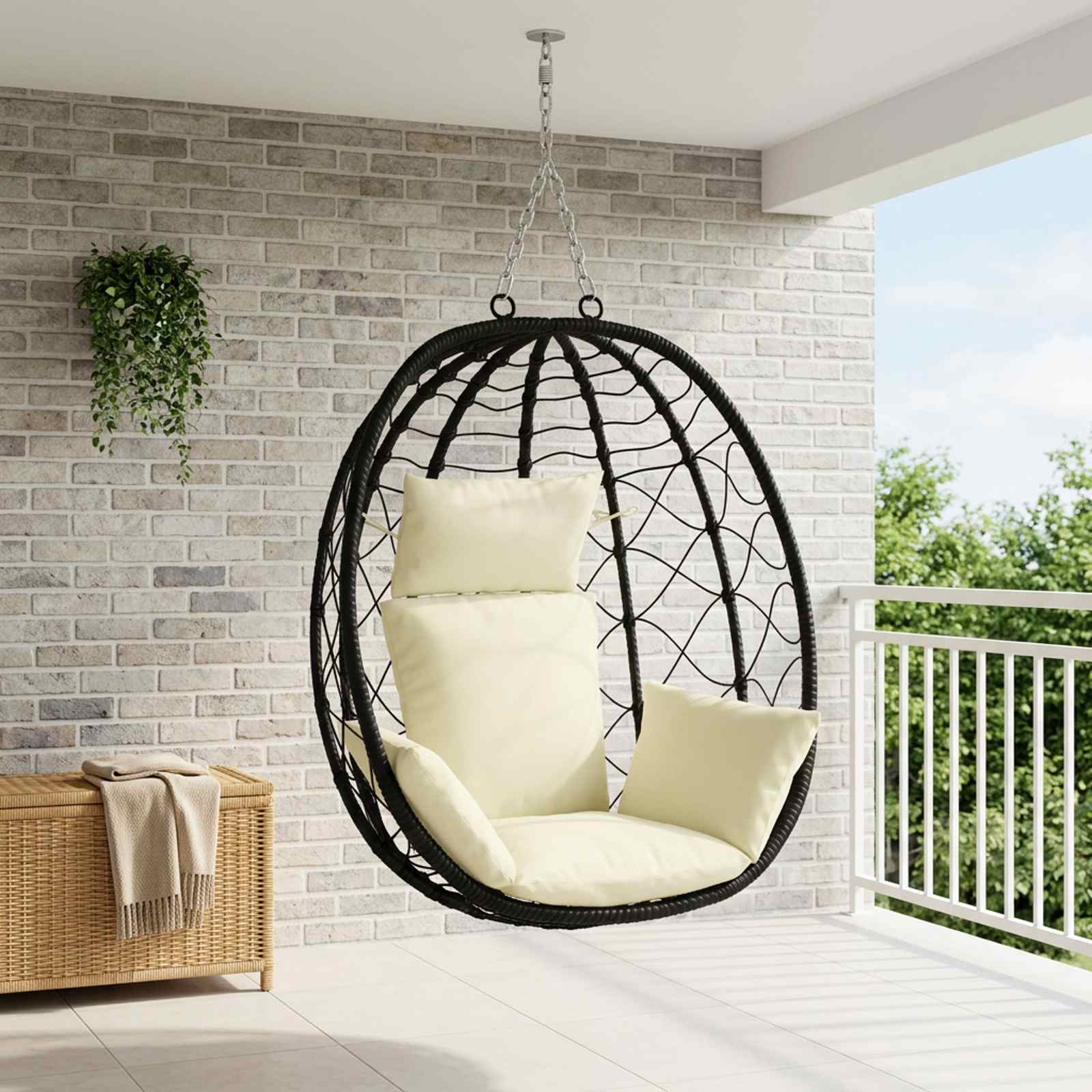 Adirondacki padjad PUTTEN 100% Polüester Kreemjas