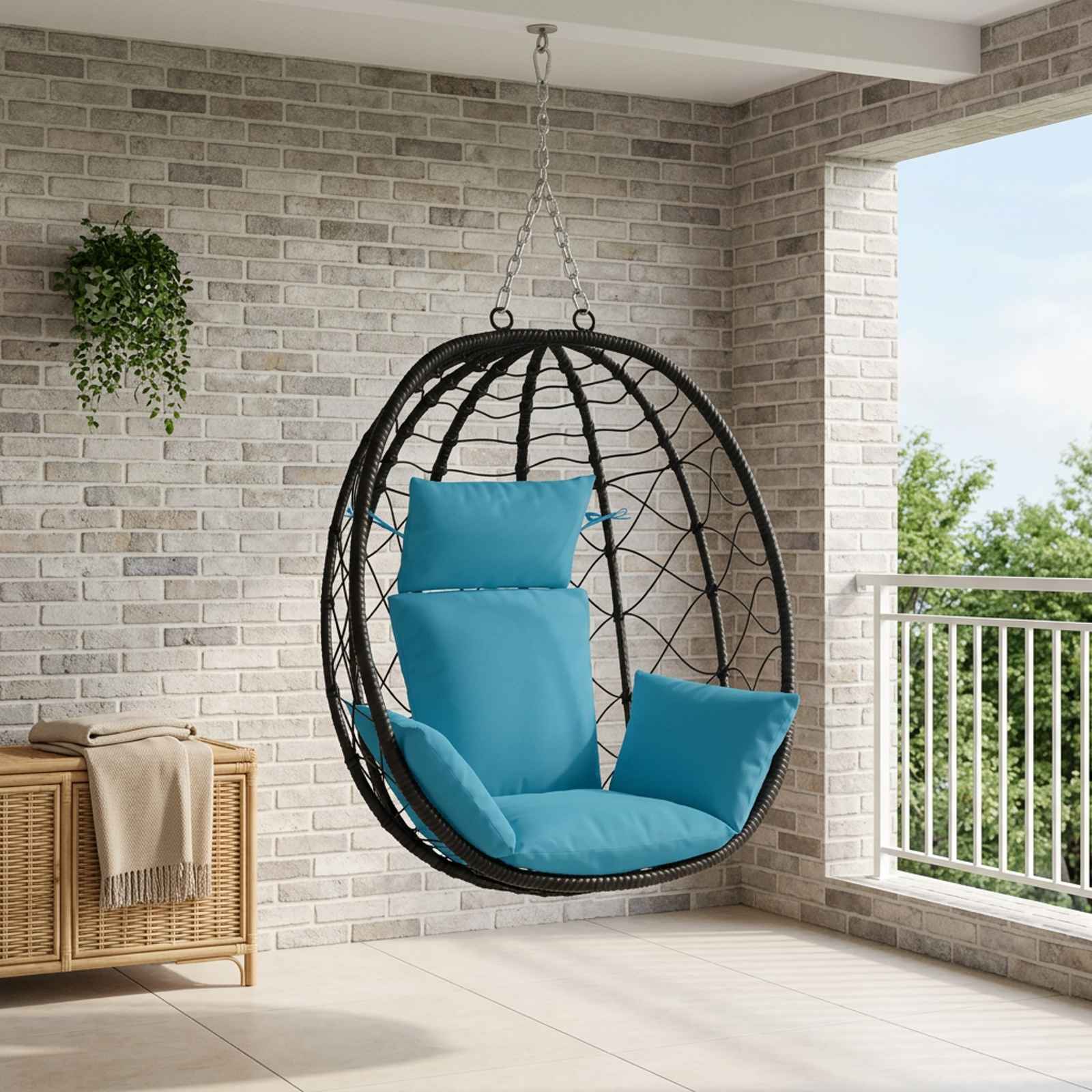 Adirondacki padjad PUTTEN 100% Polüester Helesinine
