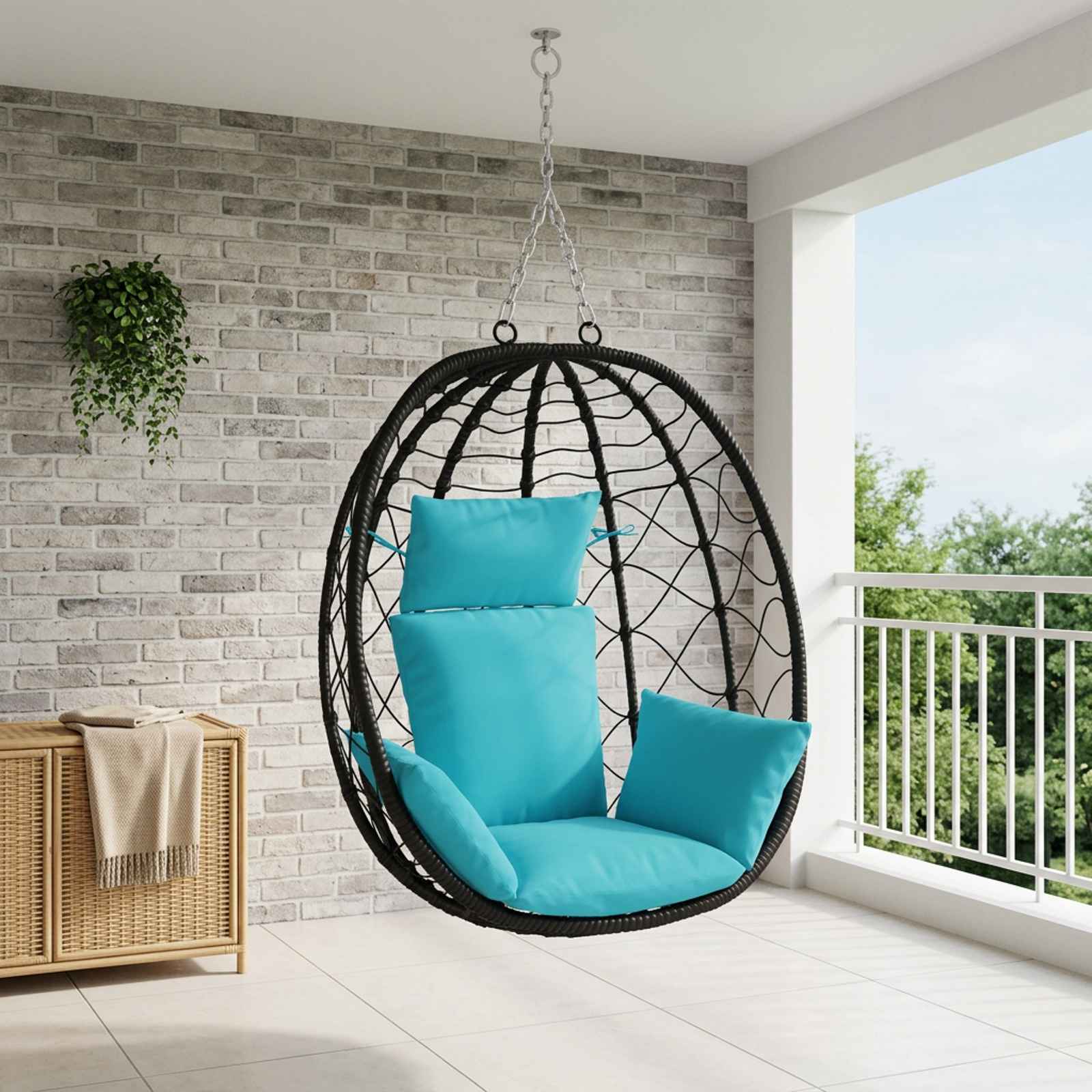 Adirondacki padjad PUTTEN 100% Polüester Türkiis