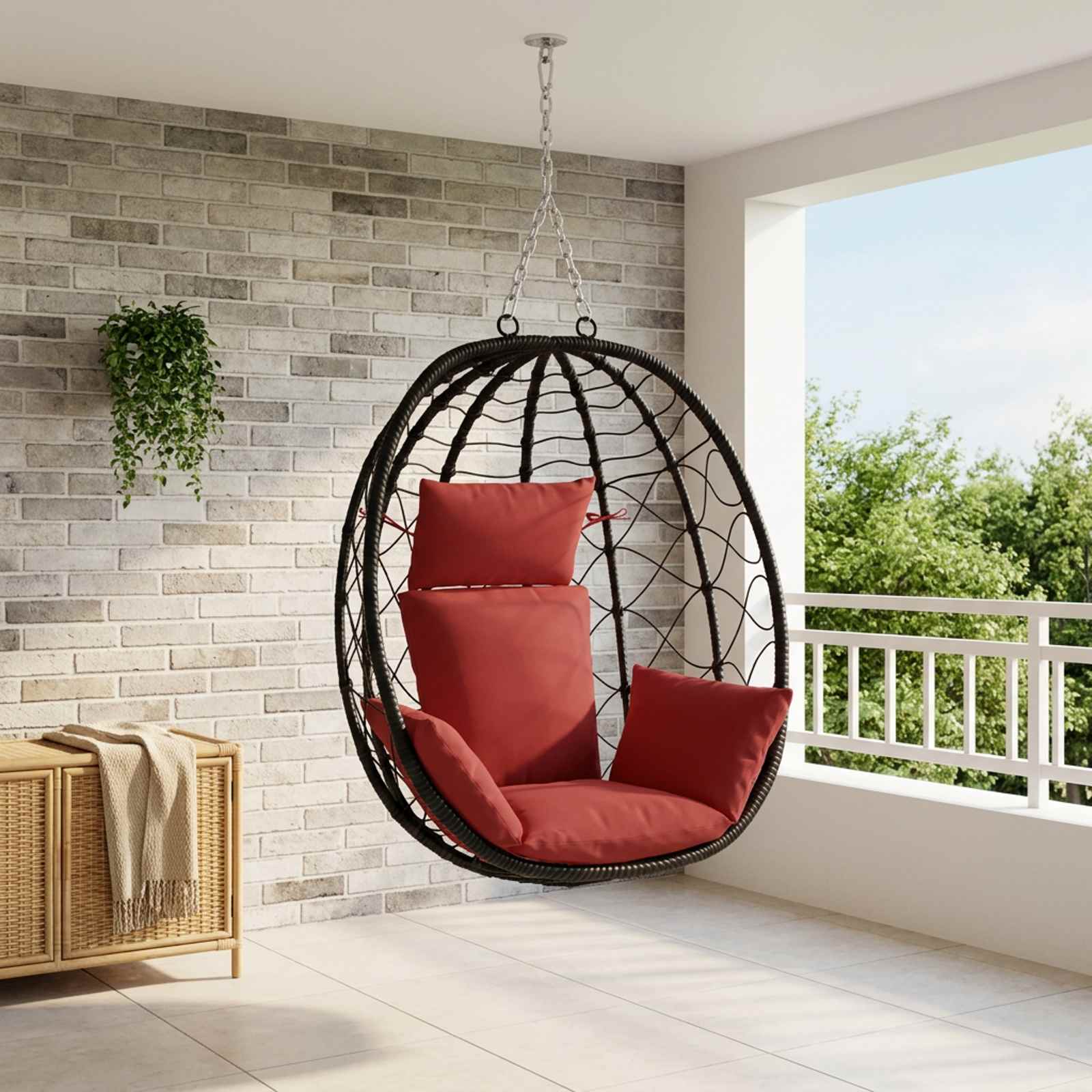 Adirondacki padjad PUTTEN 100% Polüester Veinpunane