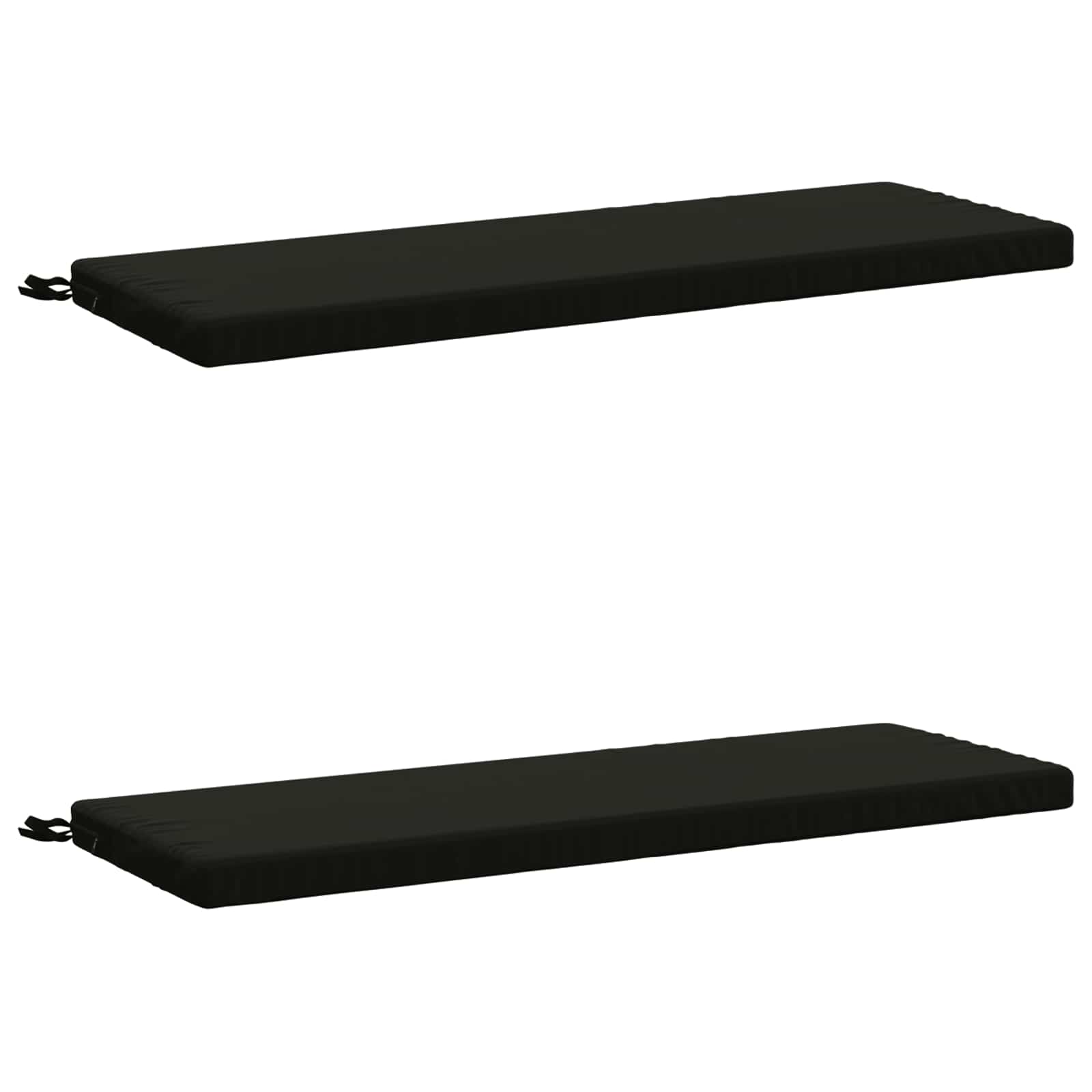 Pingipatjad SOEST 2 tk 100% Polüester Must 120 x 40 x 5 cm