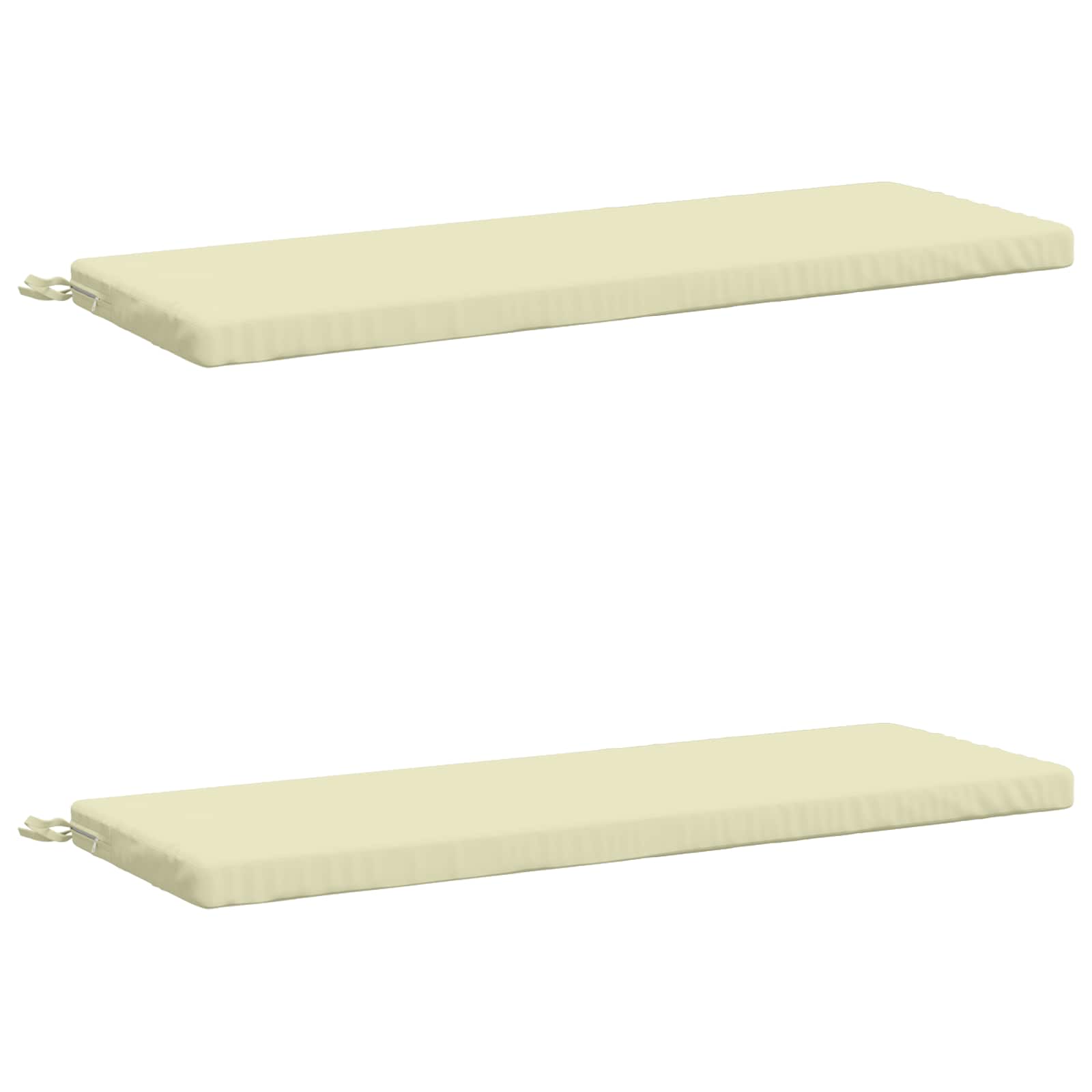 Pingipatjad SOEST 2 tk 100% Polüester Kreemjas 120 x 40 x 5 cm