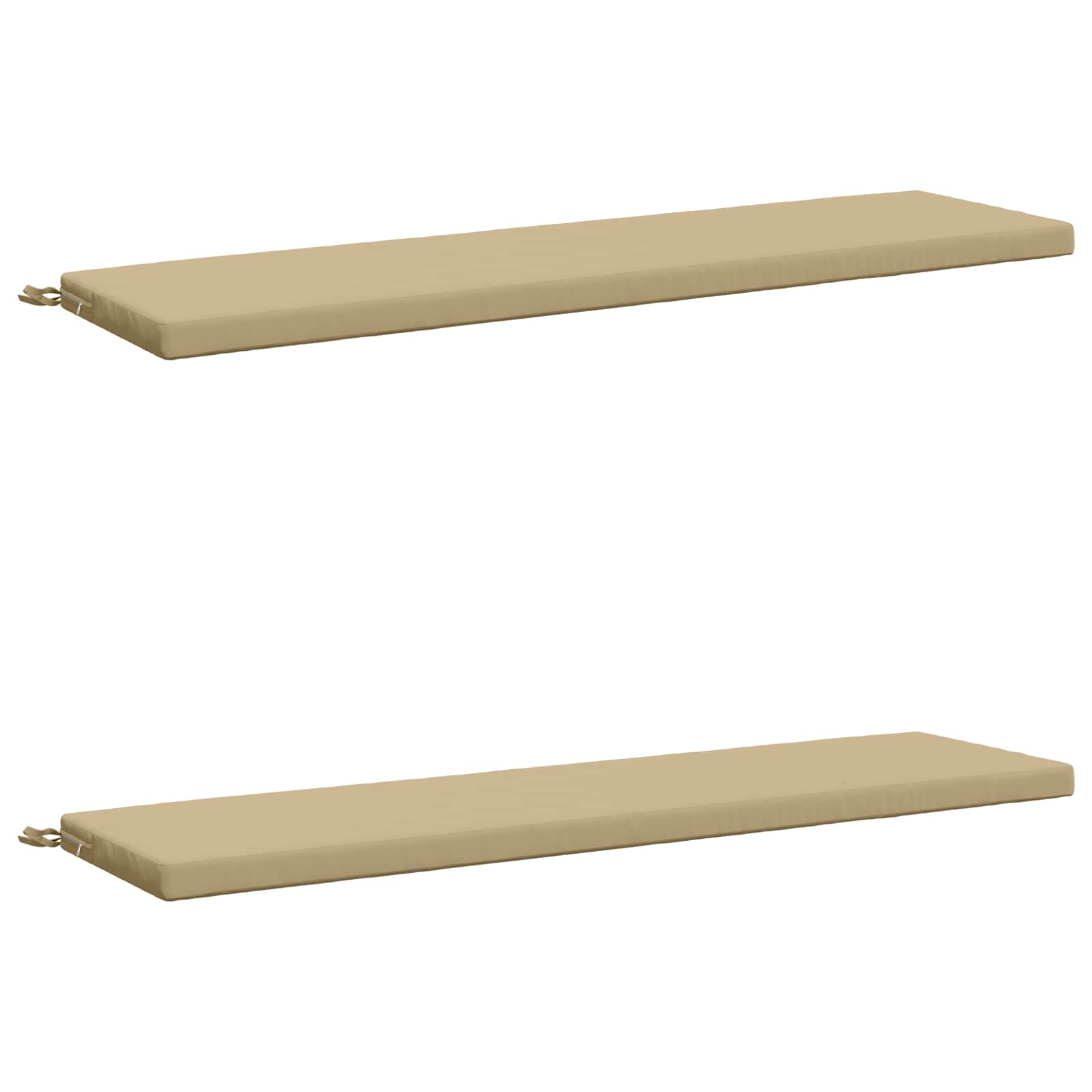 Pingipatjad SOEST 2 tk 100% Polüester Beež 150 x 40 x 5 cm