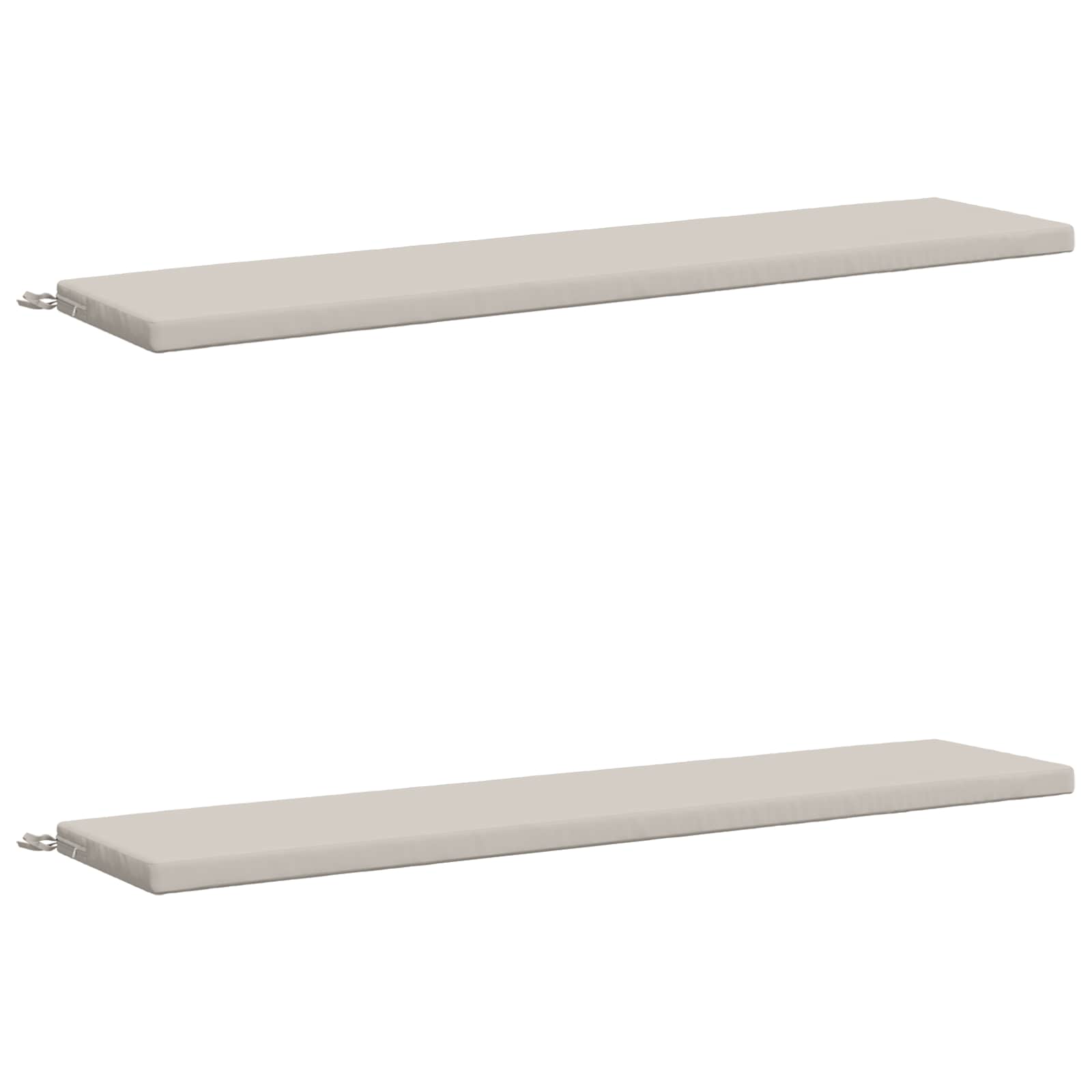 Pingipatjad SOEST 2 tk 100% Polüester Valge 170 x 40 x 5 cm
