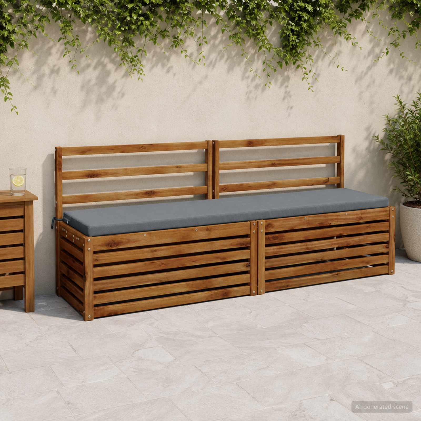 Pingipatjad SOEST 2 tk 100% Polüester Sinine 170 x 40 x 5 cm