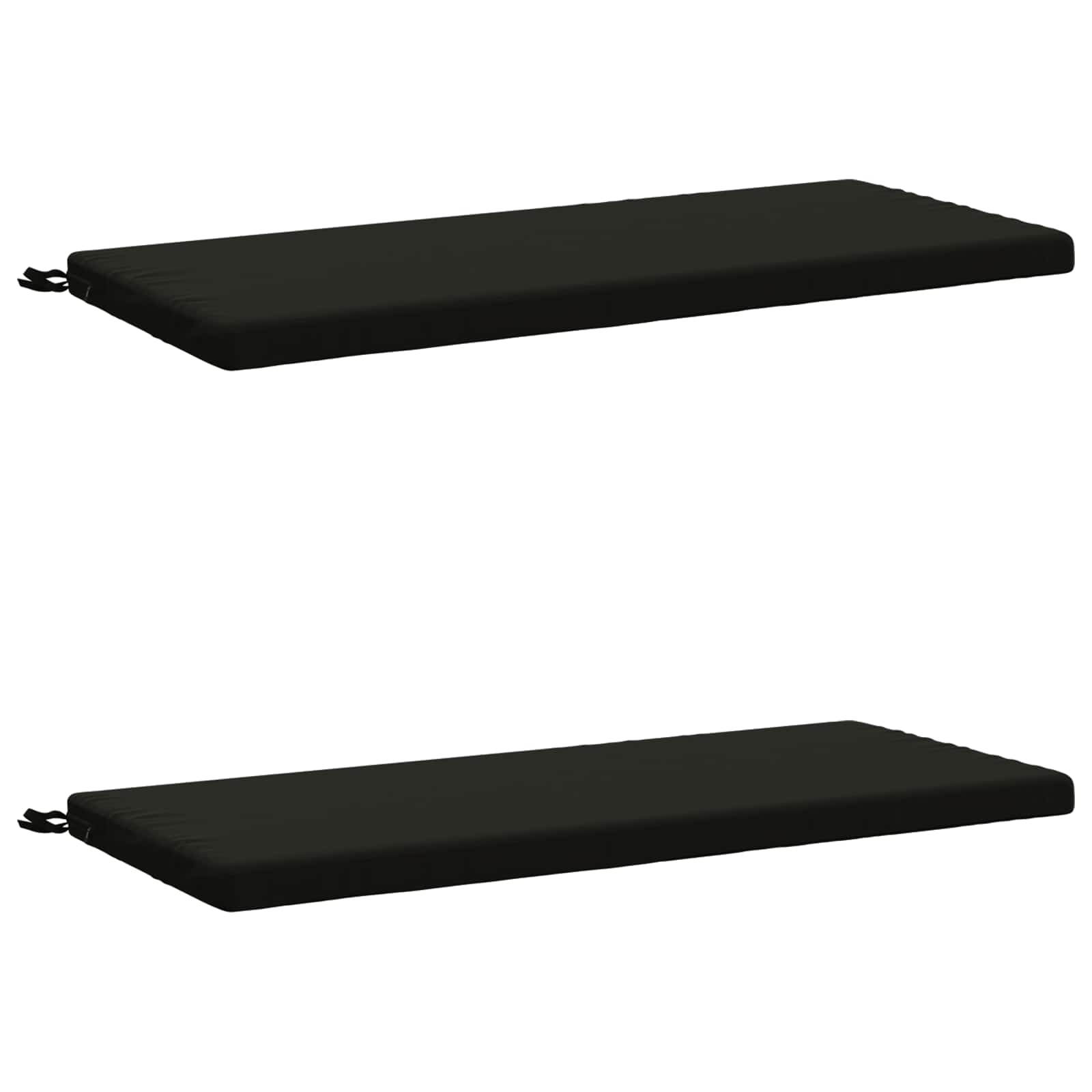 Pingipatjad SOEST 2 tk 100% Polüester Must 120 x 50 x 5 cm