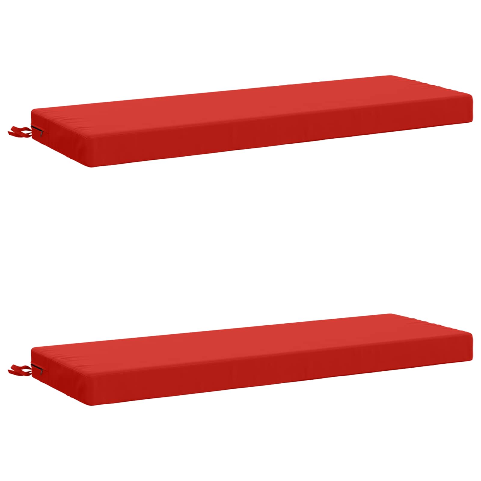 Pingipatjad SOEST 2 tk 100% Polüester Punane 100 x 40 x 8 cm