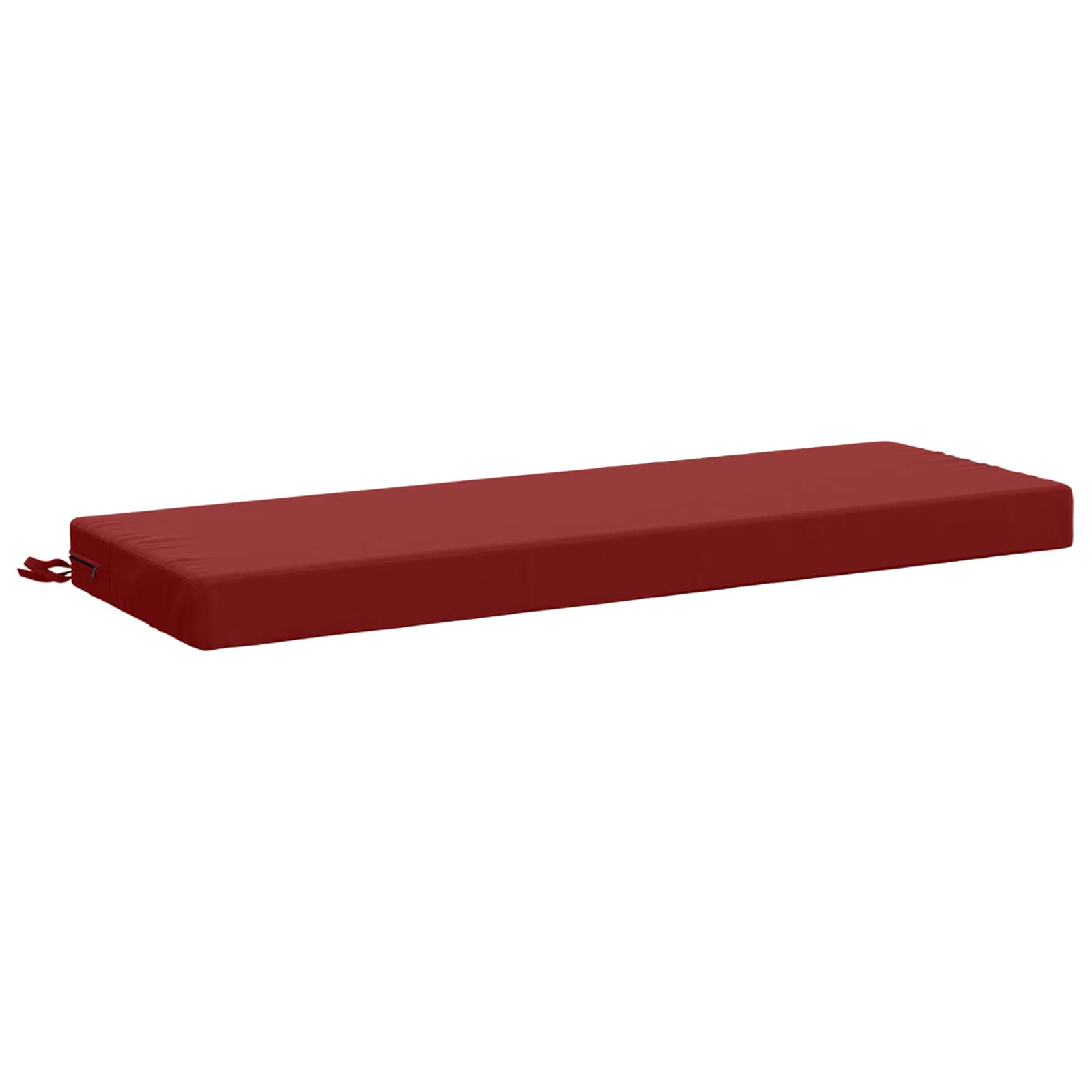 Pingipadja SOEST 100% Polüester Veinpunane 100 x 40 x 8 cm