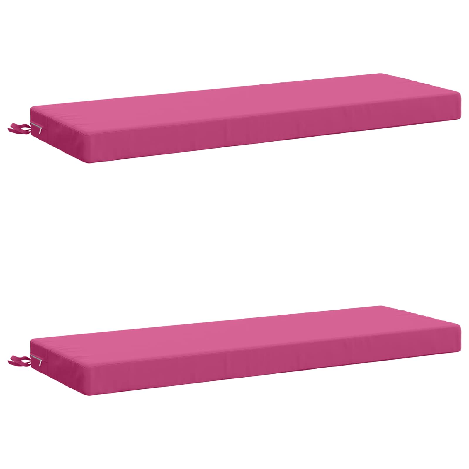 Pingipatjad SOEST 2 tk 100% Polüester Roosa 110 x 40 x 8 cm