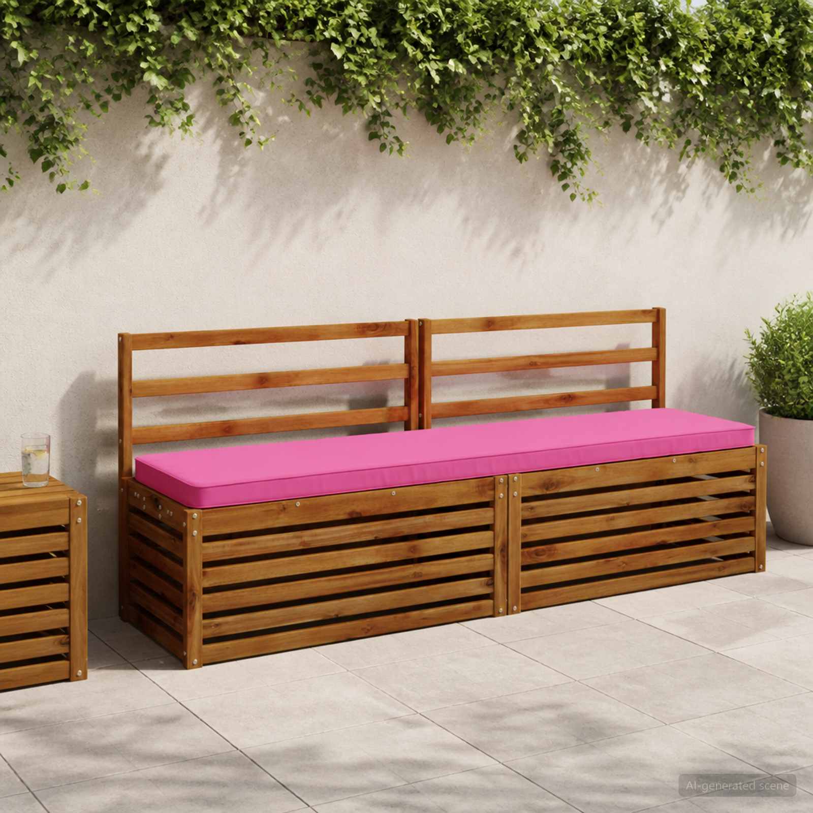 2-osaline Padi Pinkidele VUGHT 2 tk 100% Polüester Roosa