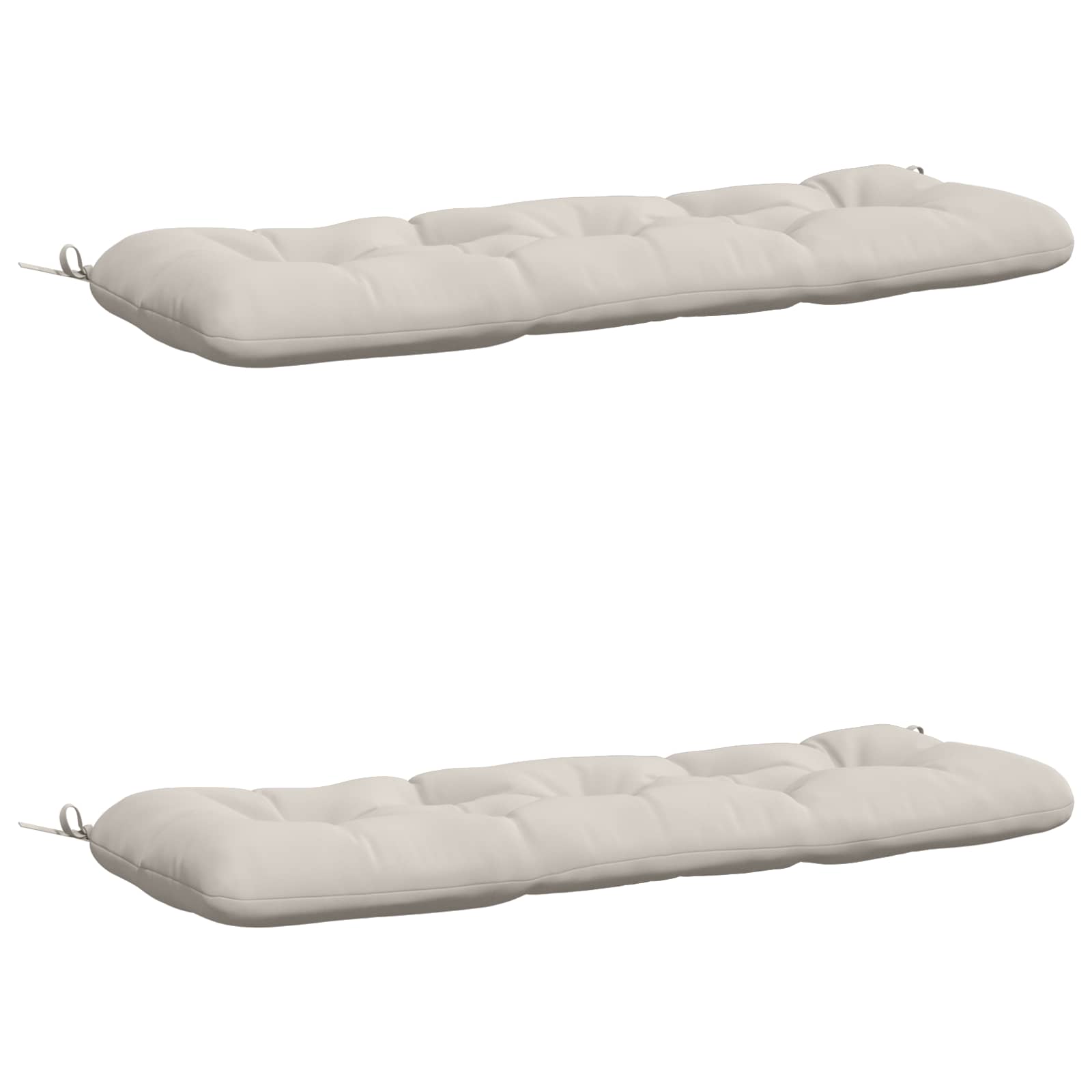 Pingipatjad VIANEN 2 tk 100% Polüester Valge 110 x 40 x 12 cm