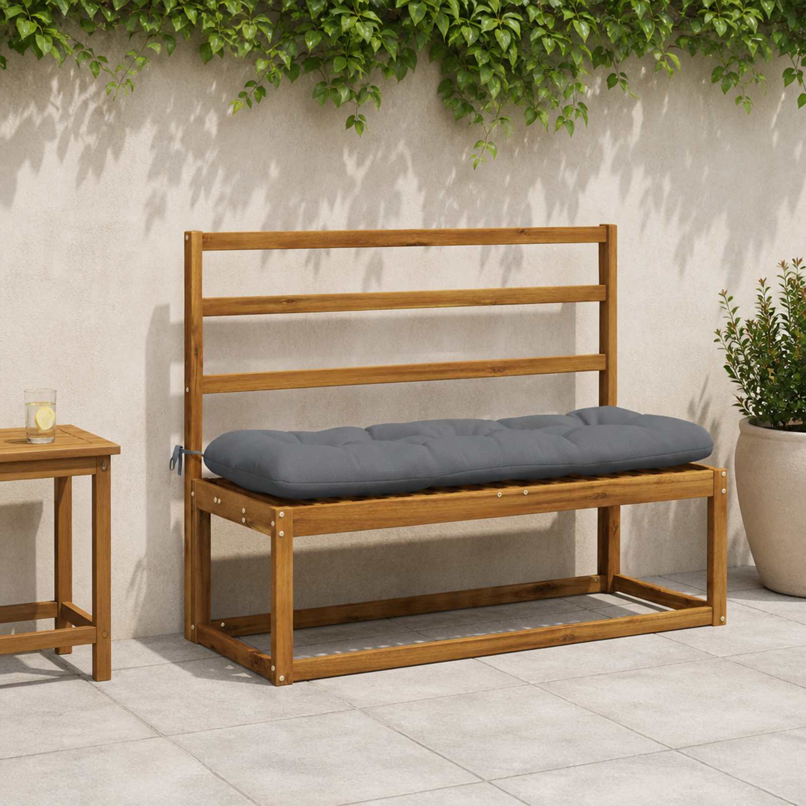 Pingipadja VIANEN 100% Polüester Sinine 110 x 40 x 12 cm