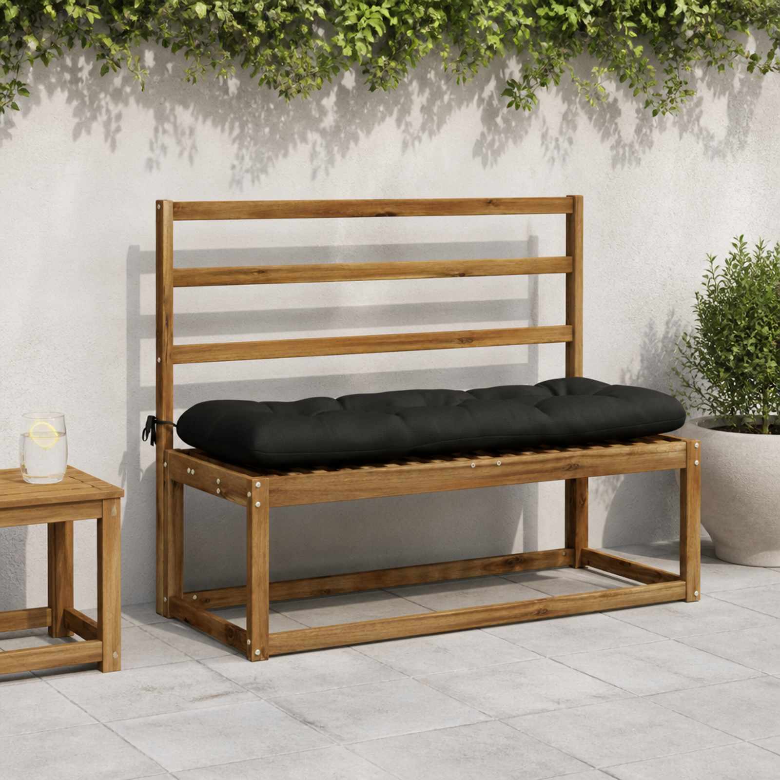 Pingipadja VIANEN 100% Polüester Must 110 x 40 x 12 cm