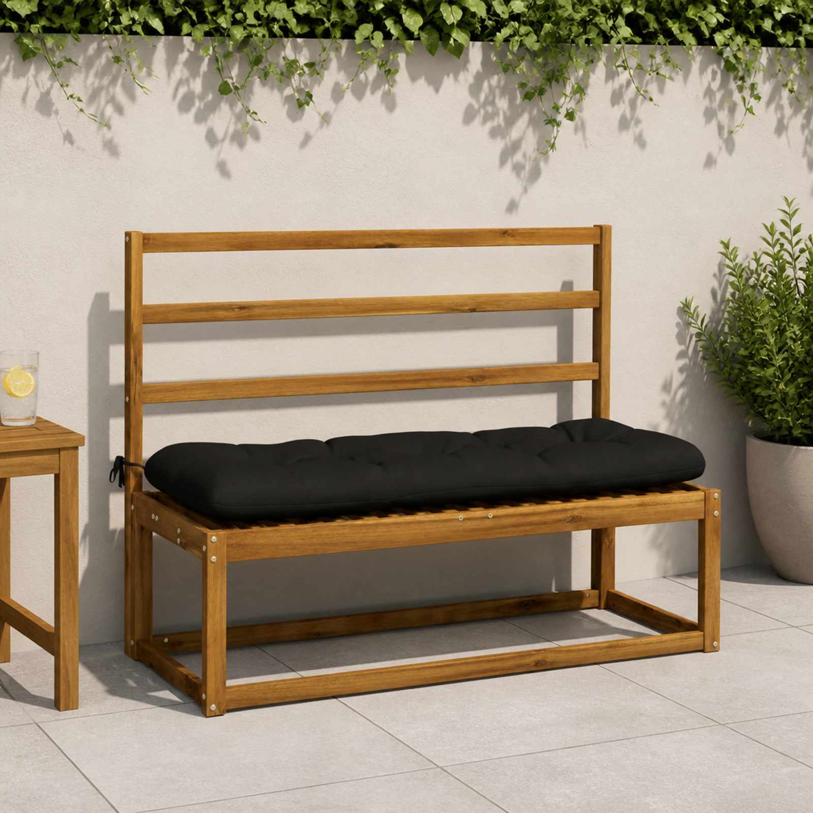Pingipatjad VIANEN 2 tk 100% Polüester Must 100 x 40 x 12 cm