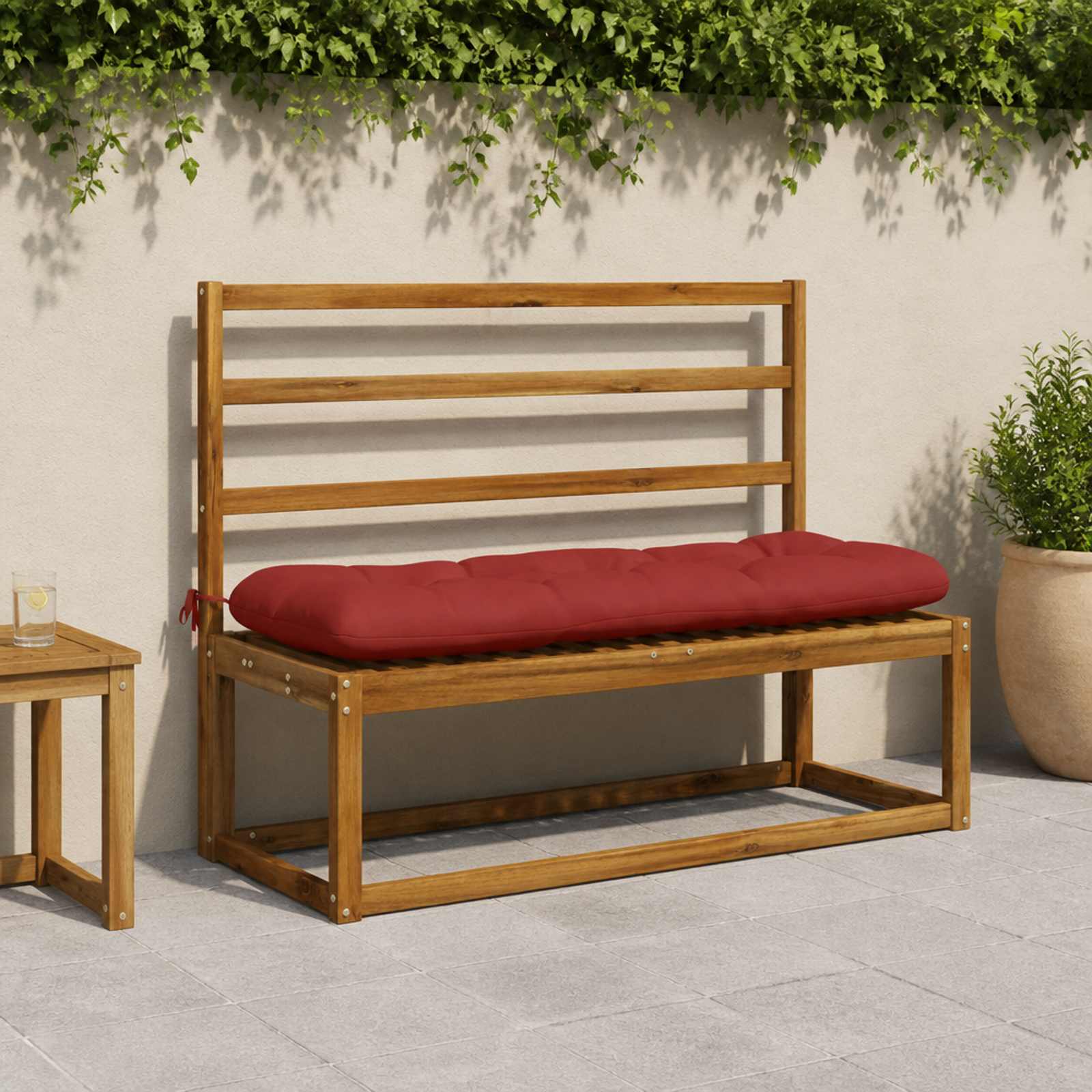 Pingipatjad VIANEN 2 tk 100% Polüester Punane 120 x 40 x 12 cm