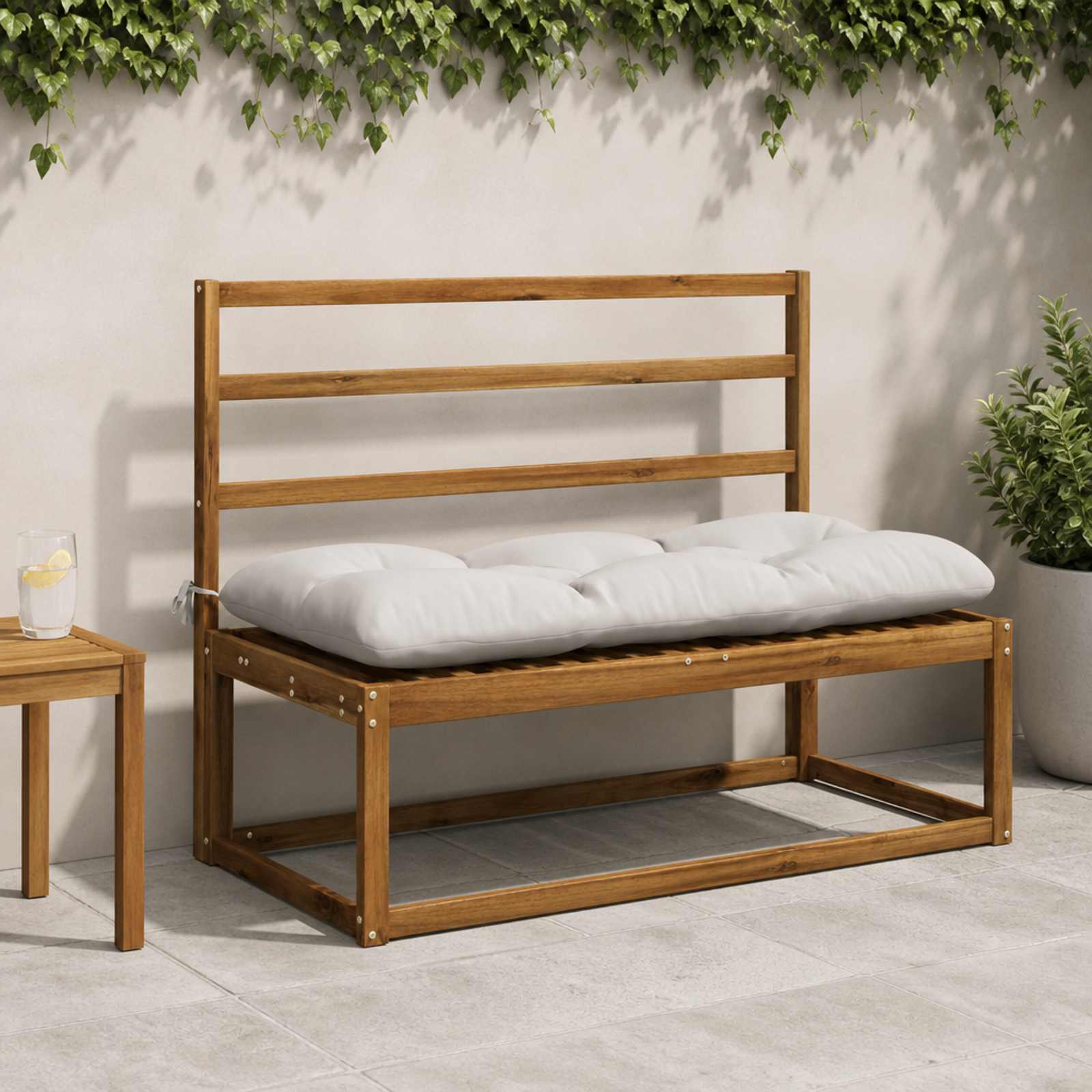 Pingipadja VIANEN 100% Polüester Valge 120 x 50 x 12 cm