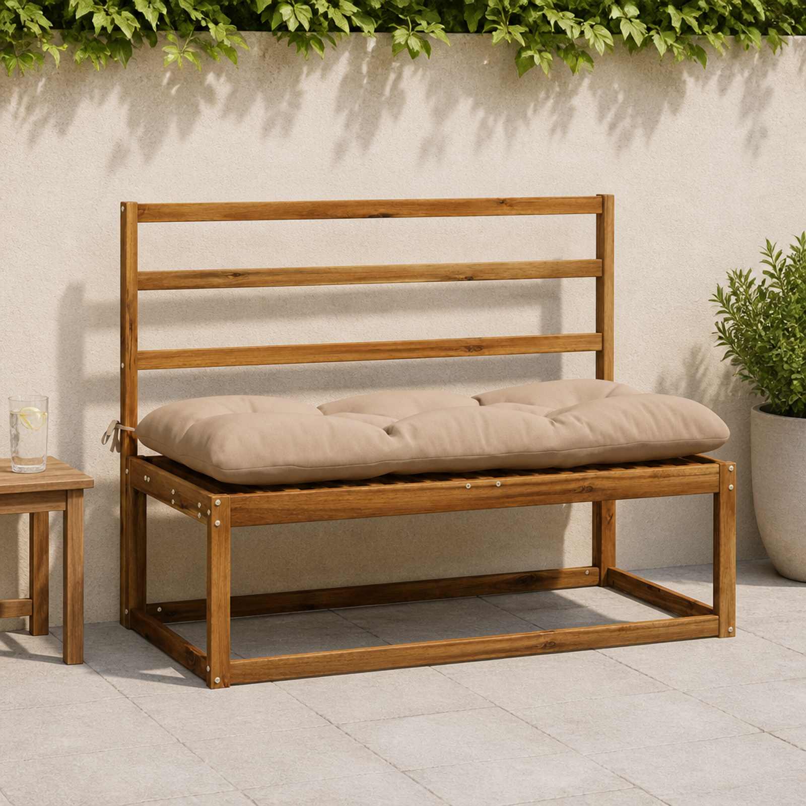 Pingipadja VIANEN 100% Polüester Liivakarva 120 x 50 x 12 cm