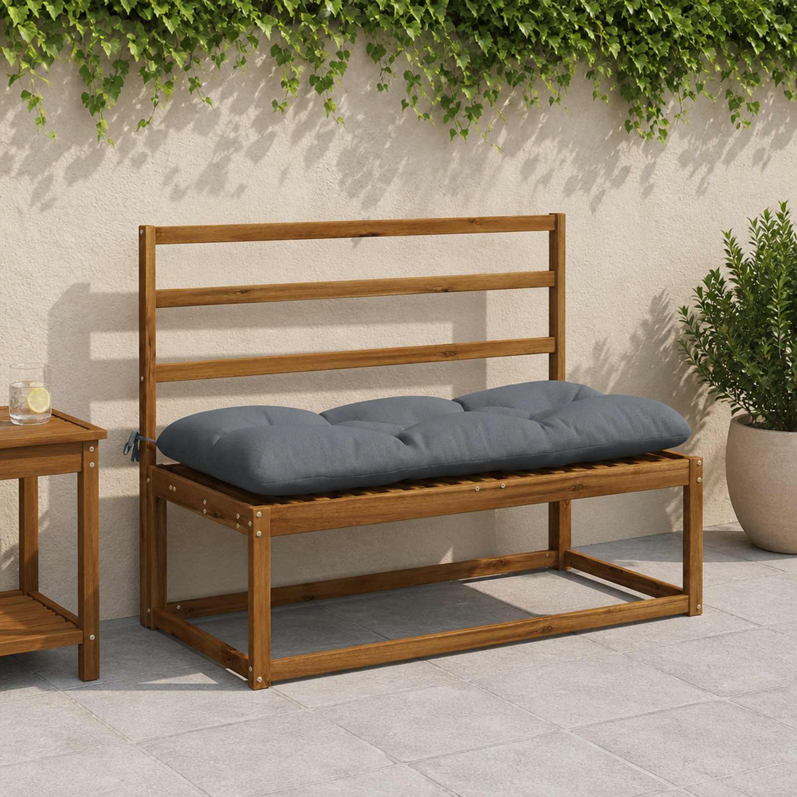 Pingipadja VIANEN 100% Polüester Sinine 120 x 50 x 12 cm